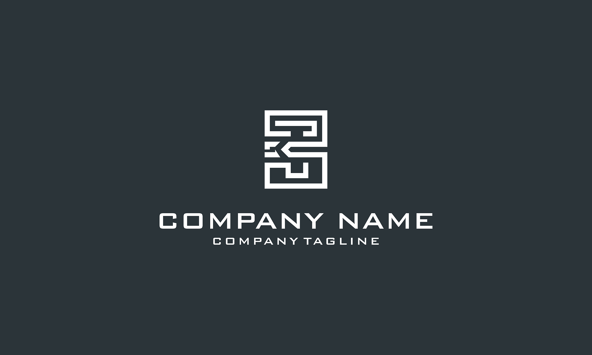 abstract lines company identity vector