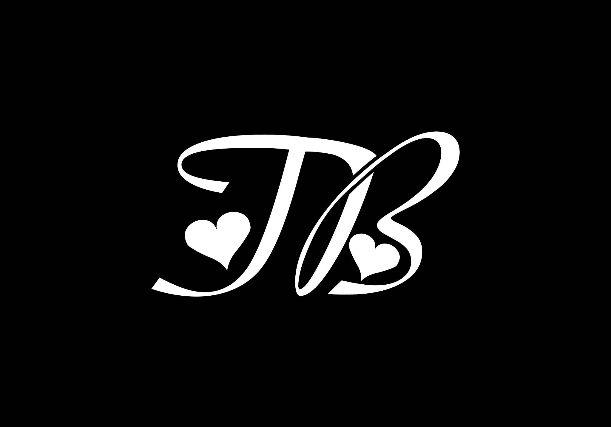 initial monogram letter t b logo design template