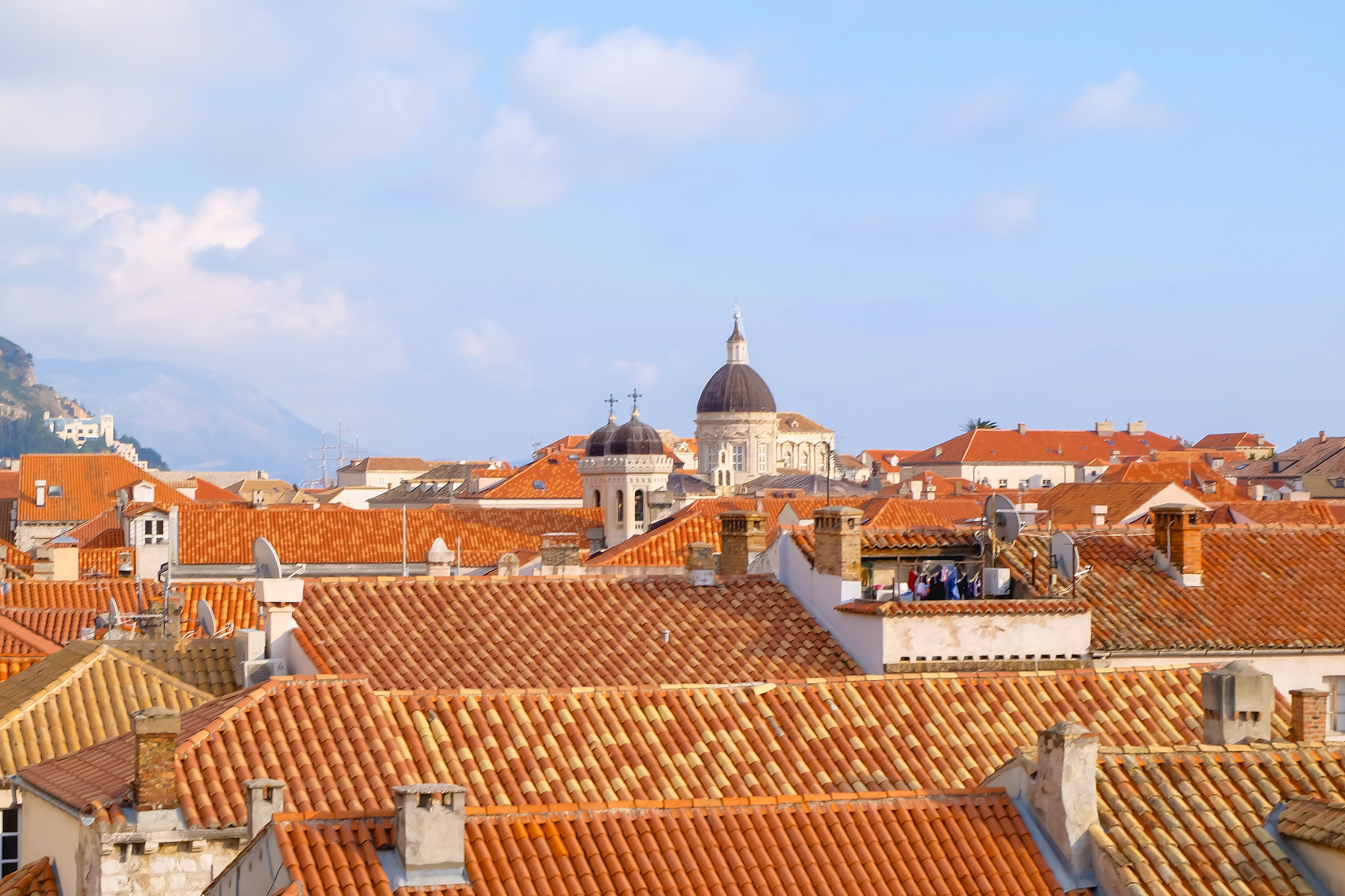 landscape view of dubrovnik croatia world heritage site famous l