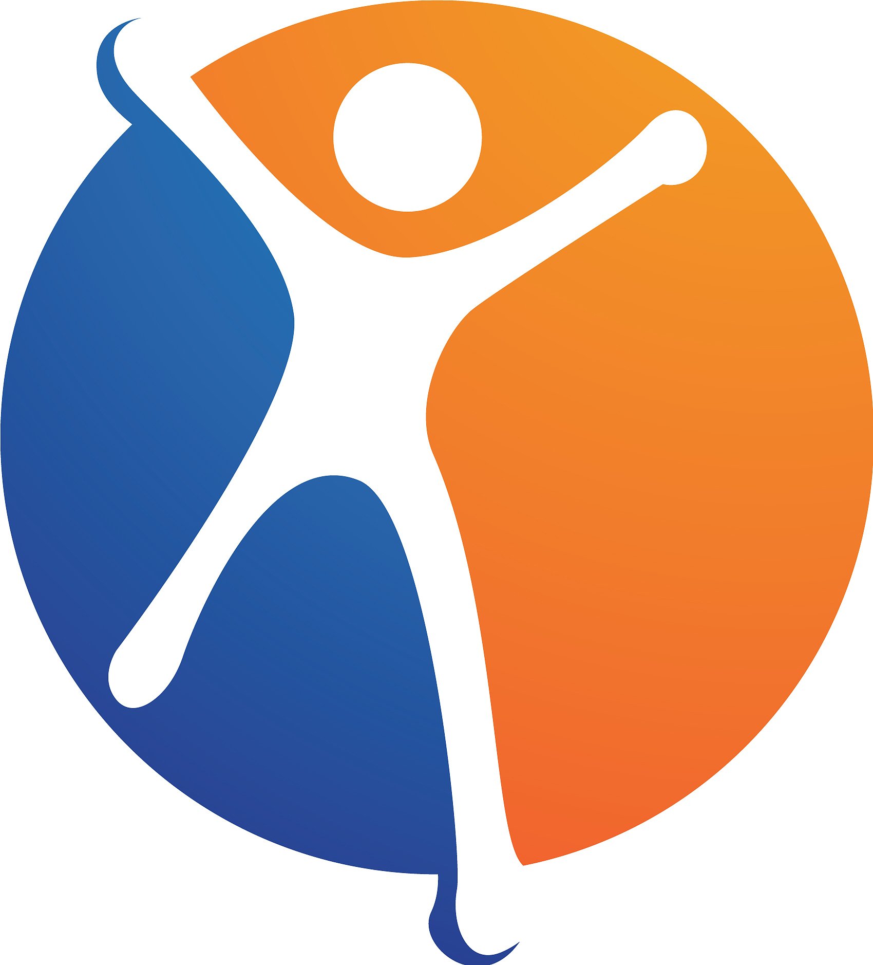 human character logo sign