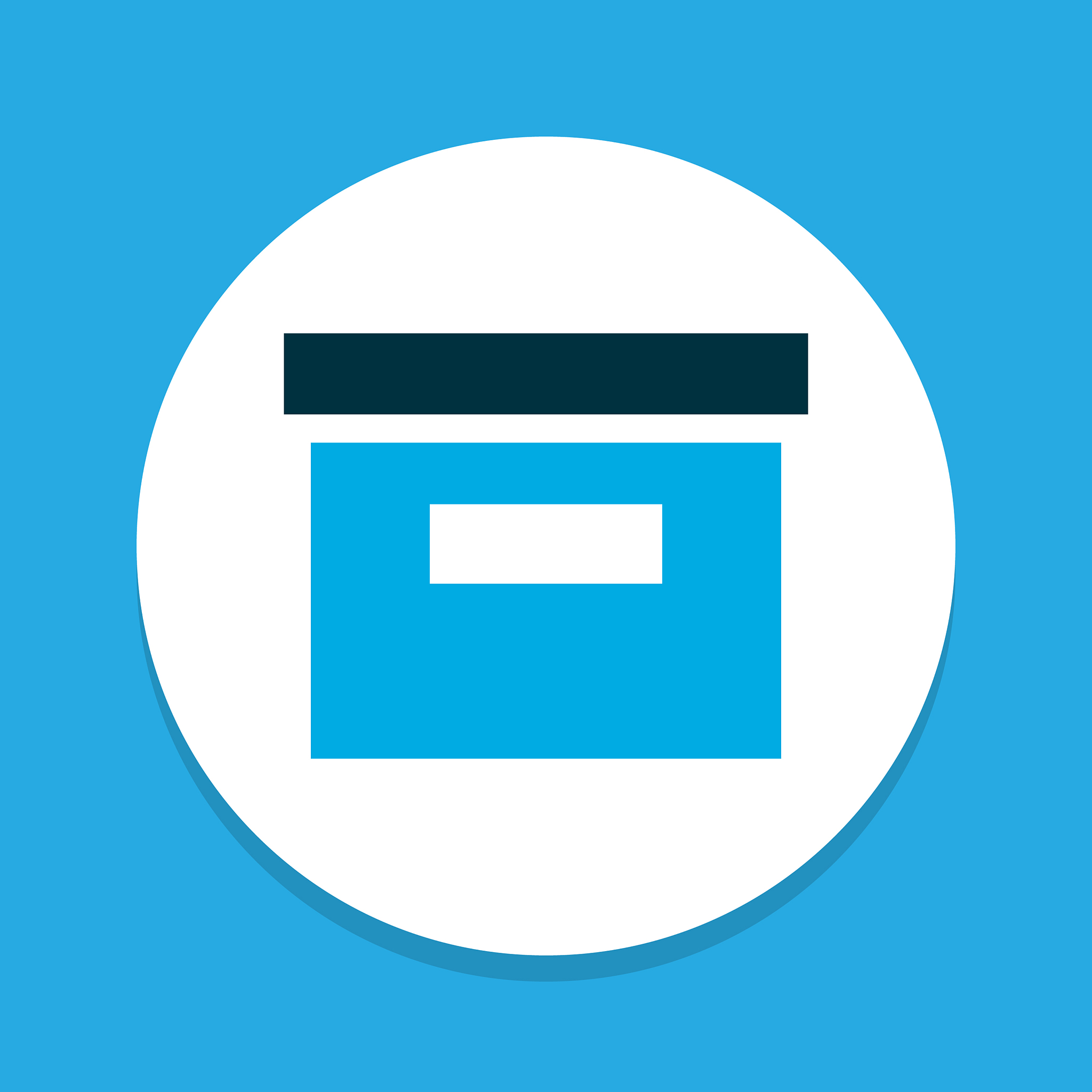 archive icon colored symbol premium quality