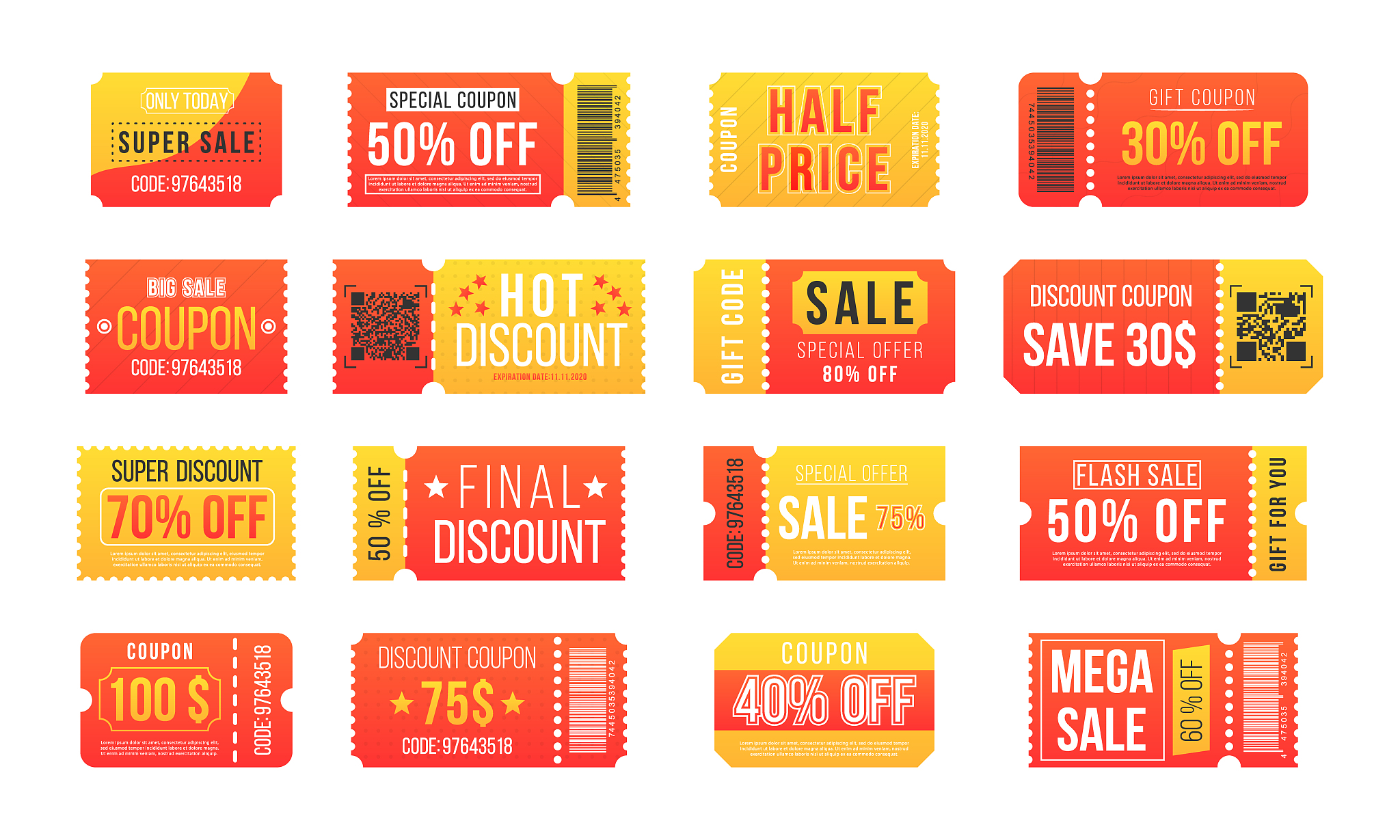 discount ticket, coupon.