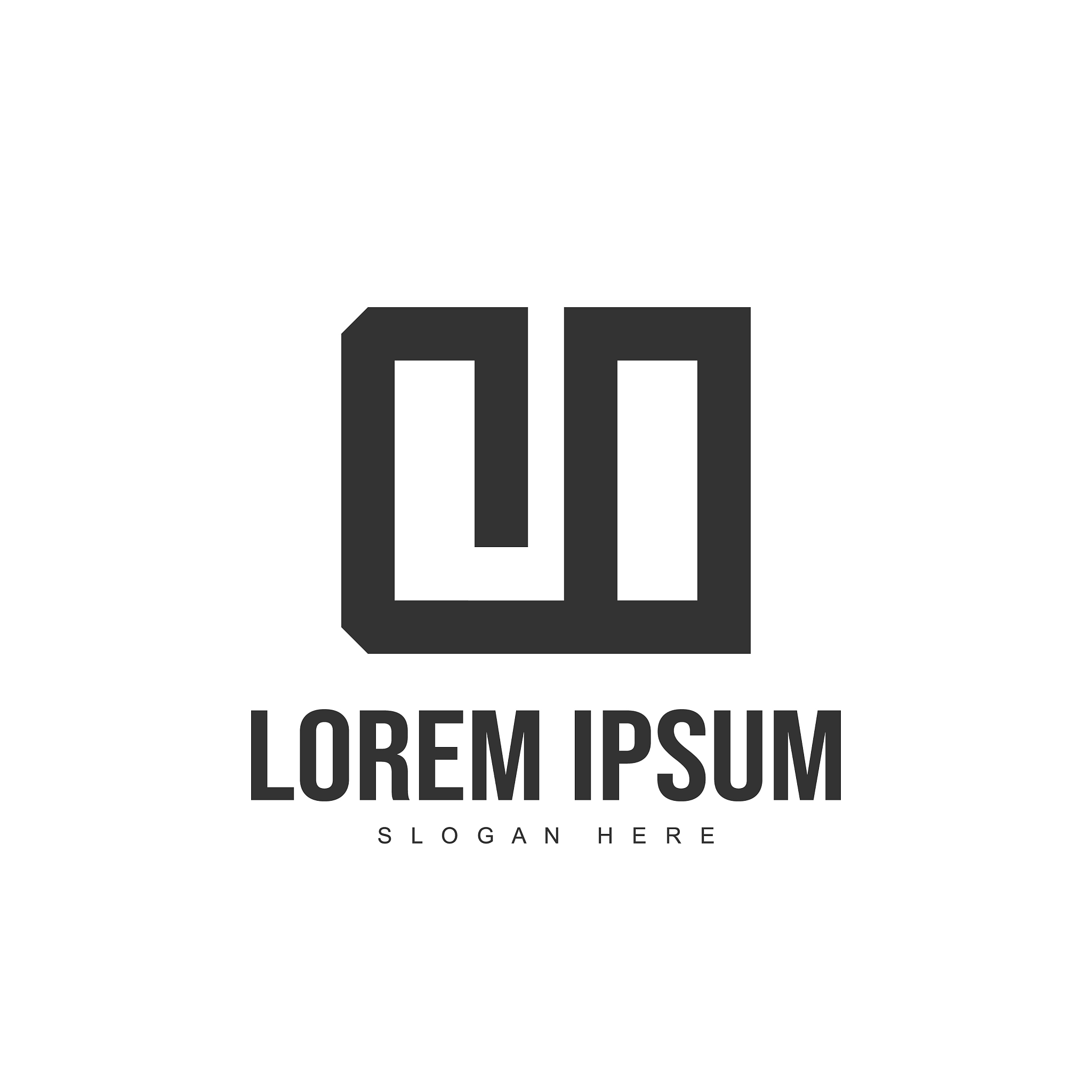 do letter logo design initial letter logo template
