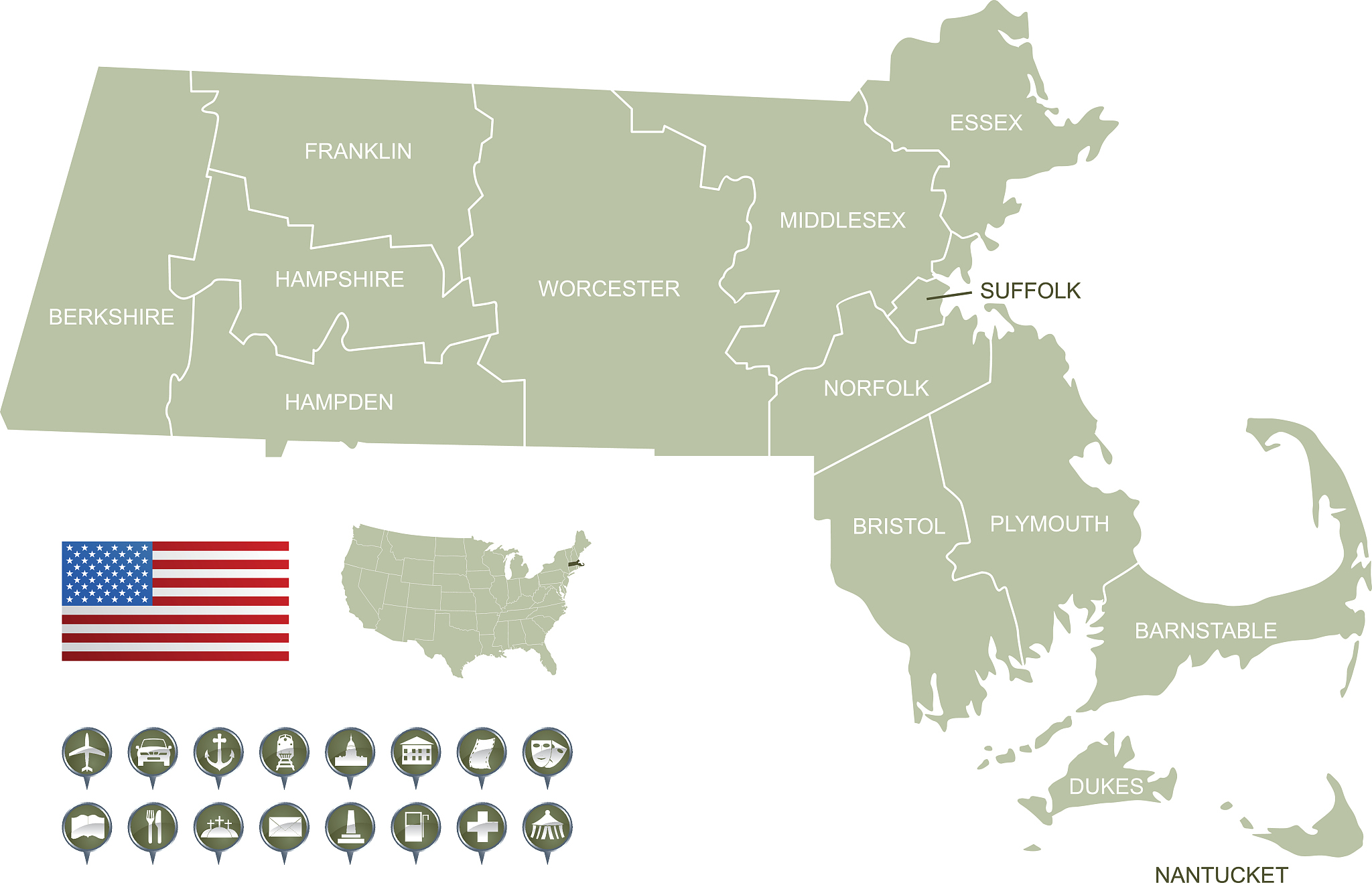 map of massachusetts