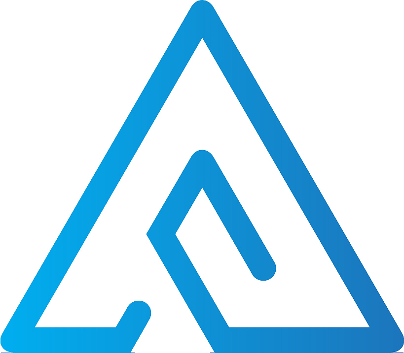 triangle line technology business logo