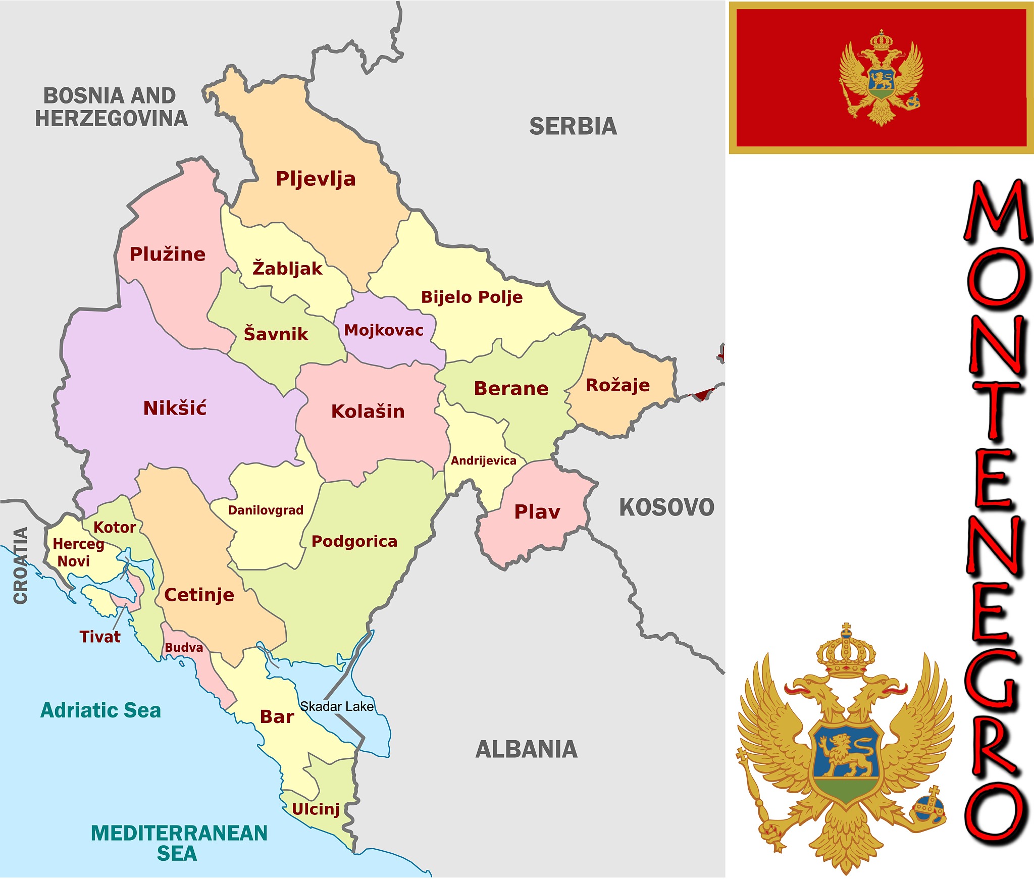 montenegro divisions