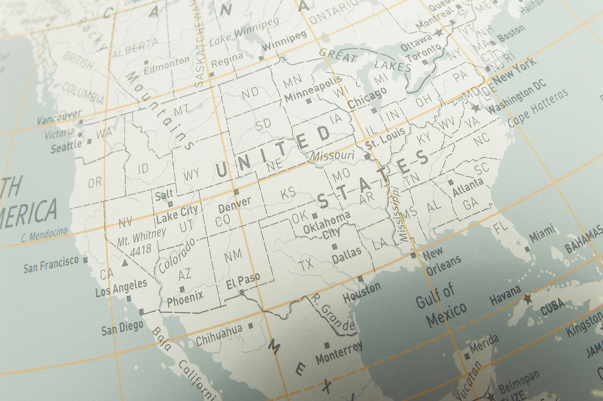 map of united states