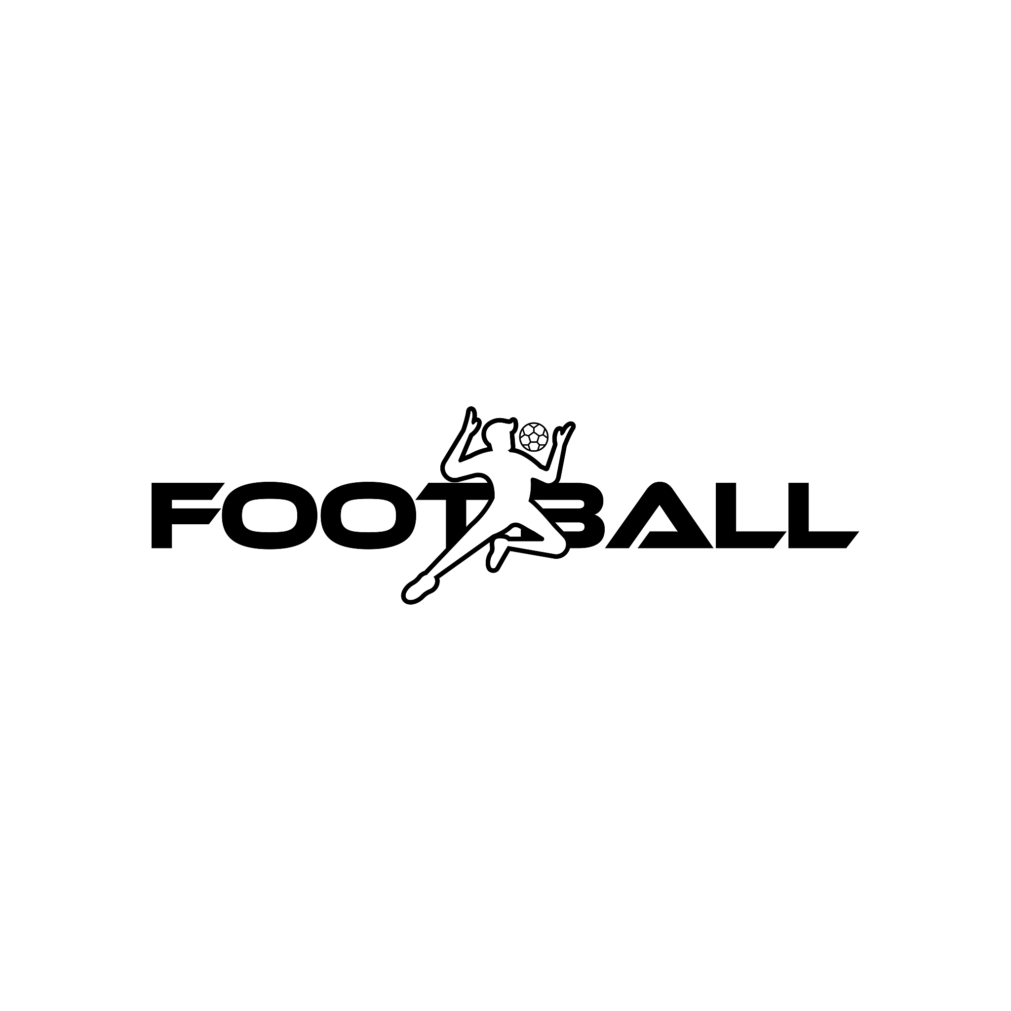 football player vector. sport vector illustration with the footb