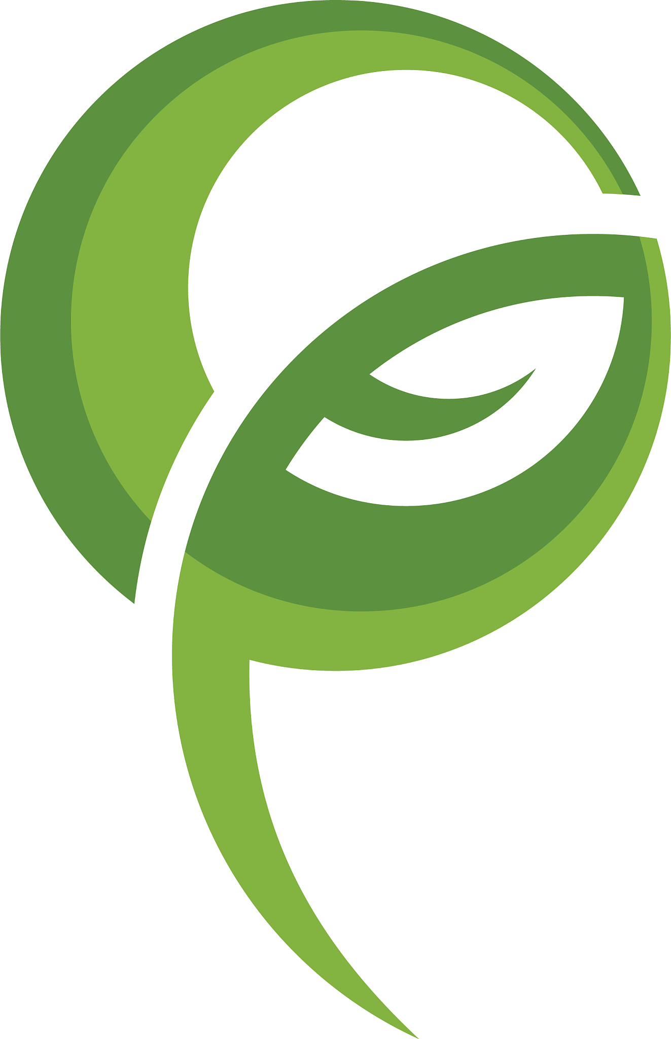 ecology bio leaf abstract logo image