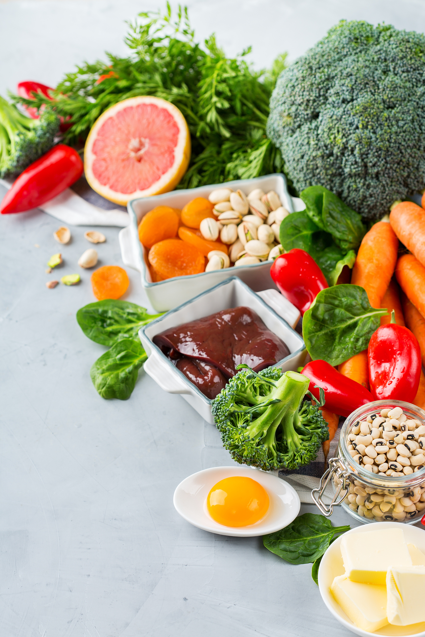 balanced clean eating nutrition, food rich in vitamin a