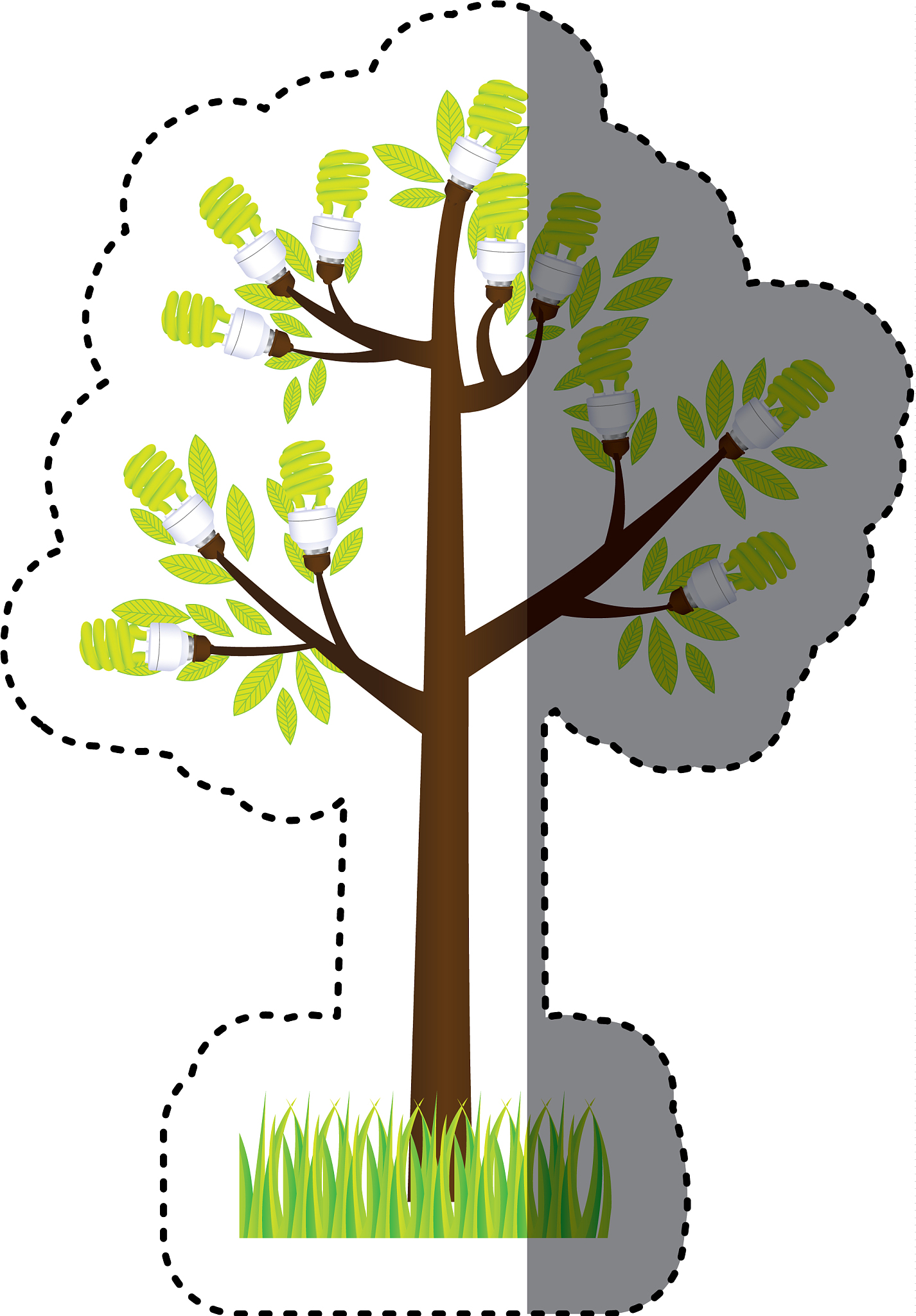 tree icon image stock