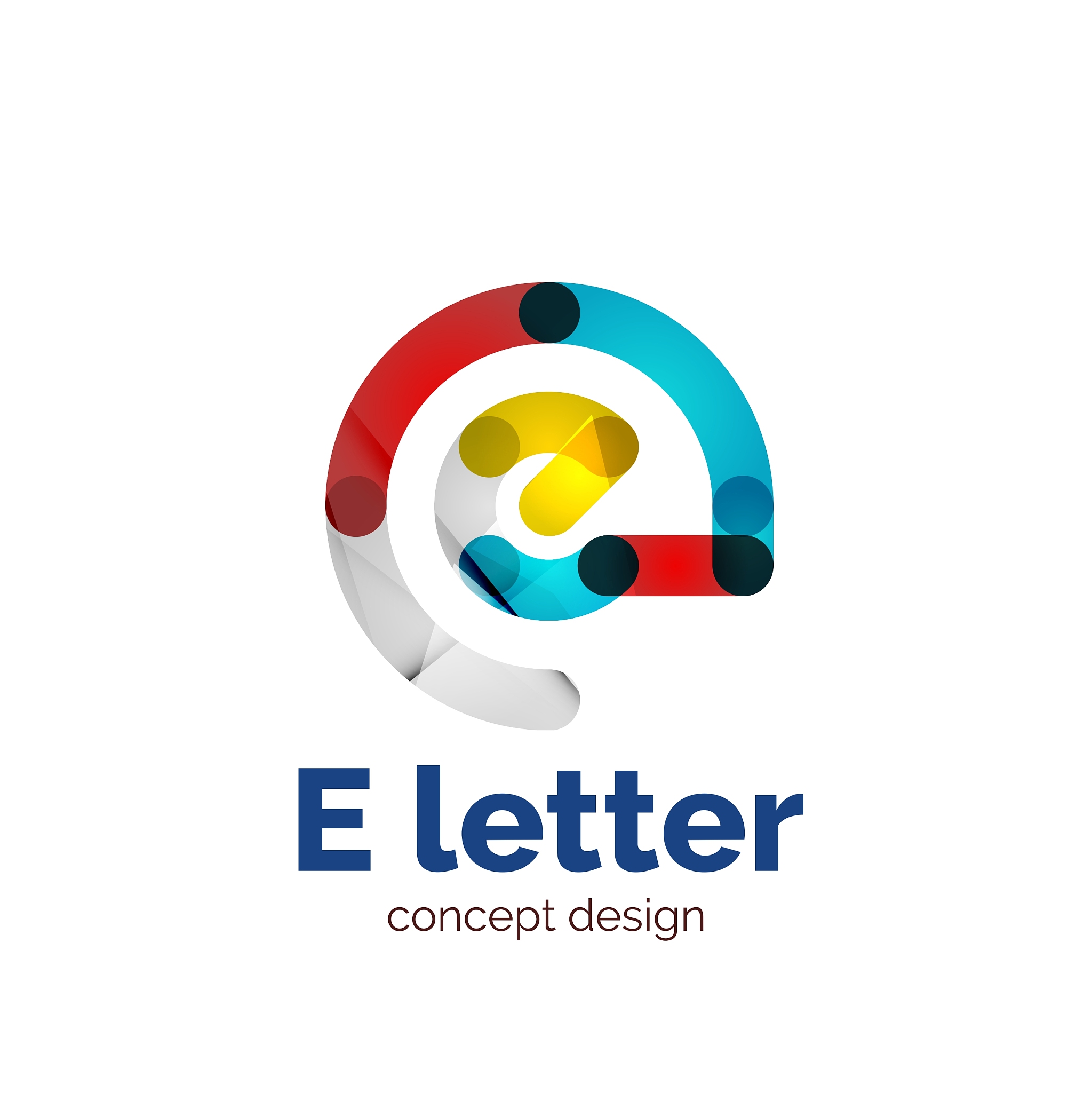 modern minimalistic letter concept logo