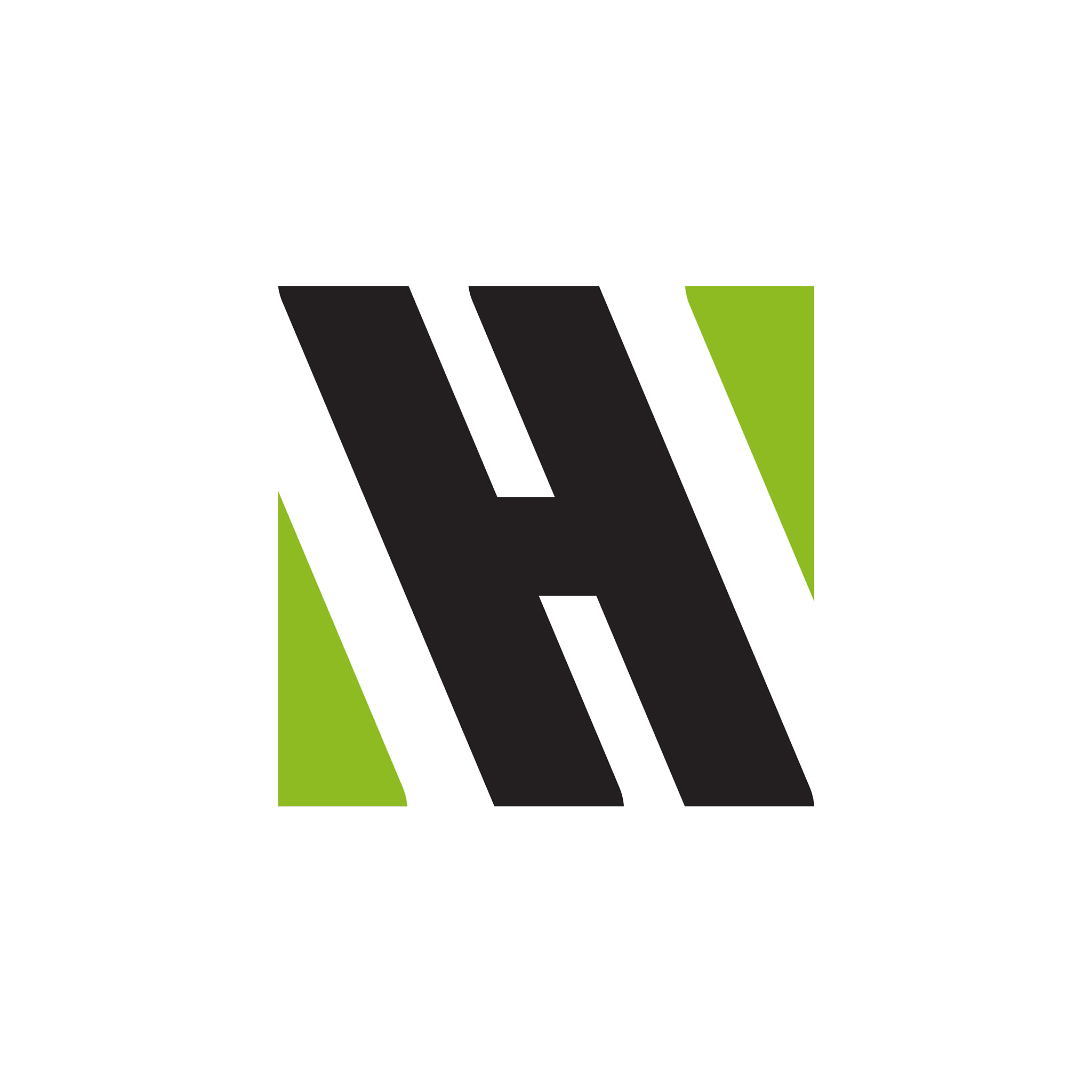 h letter logo design template