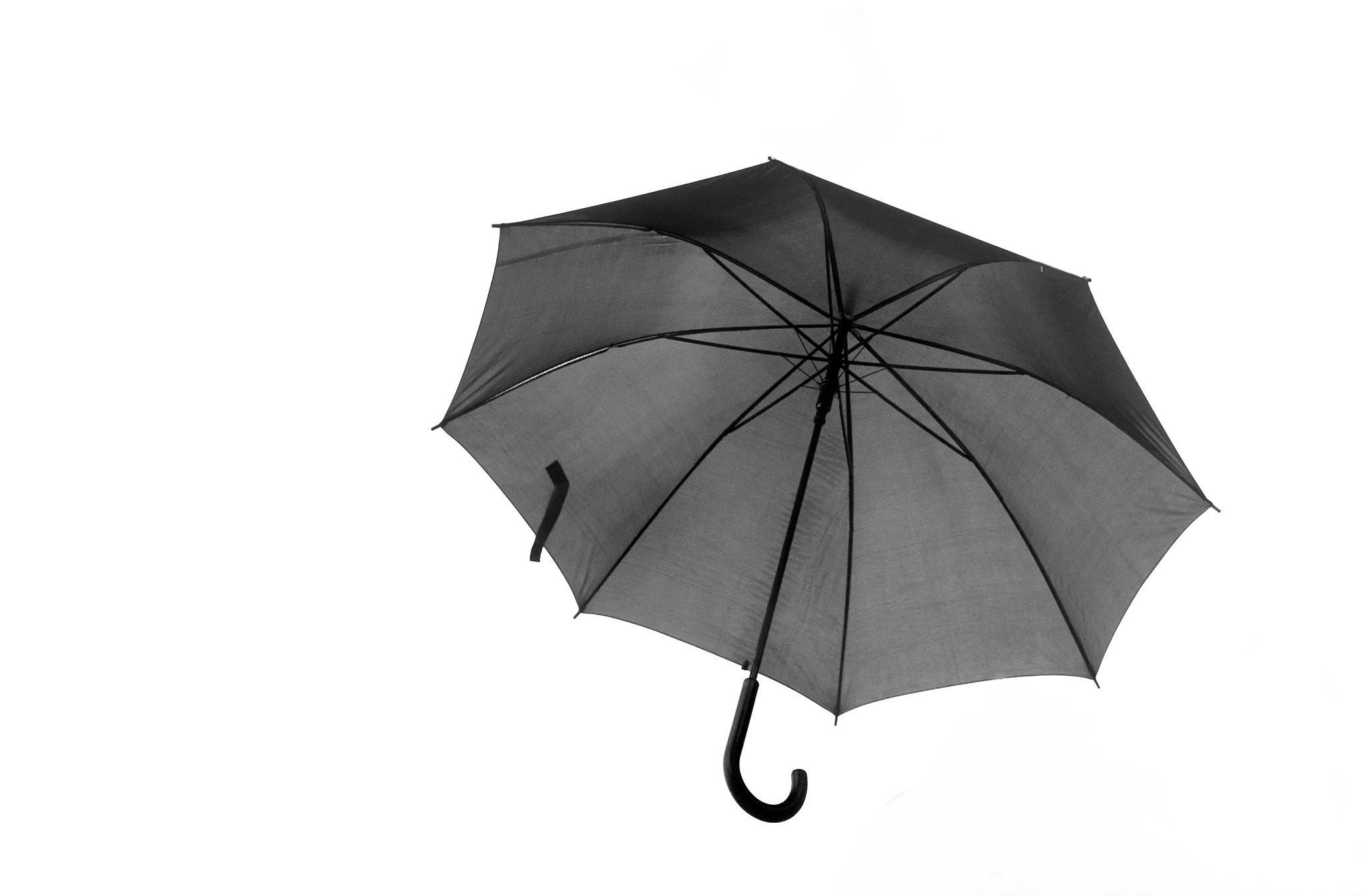 black umbrella