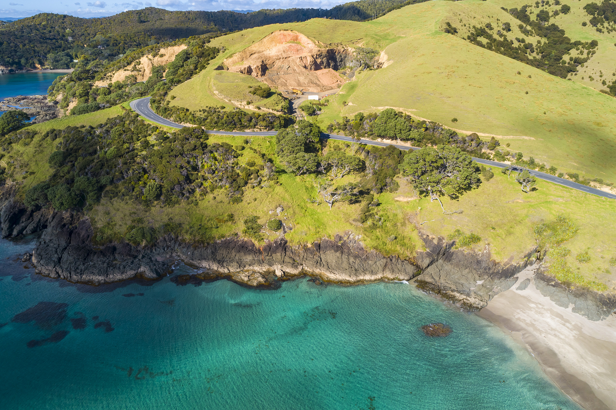 bay of islands aerial view