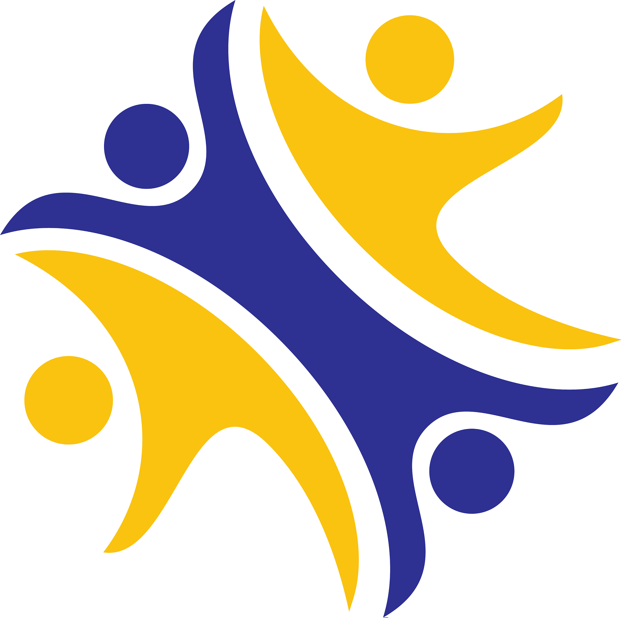 people teamwork logo icon element colorful
