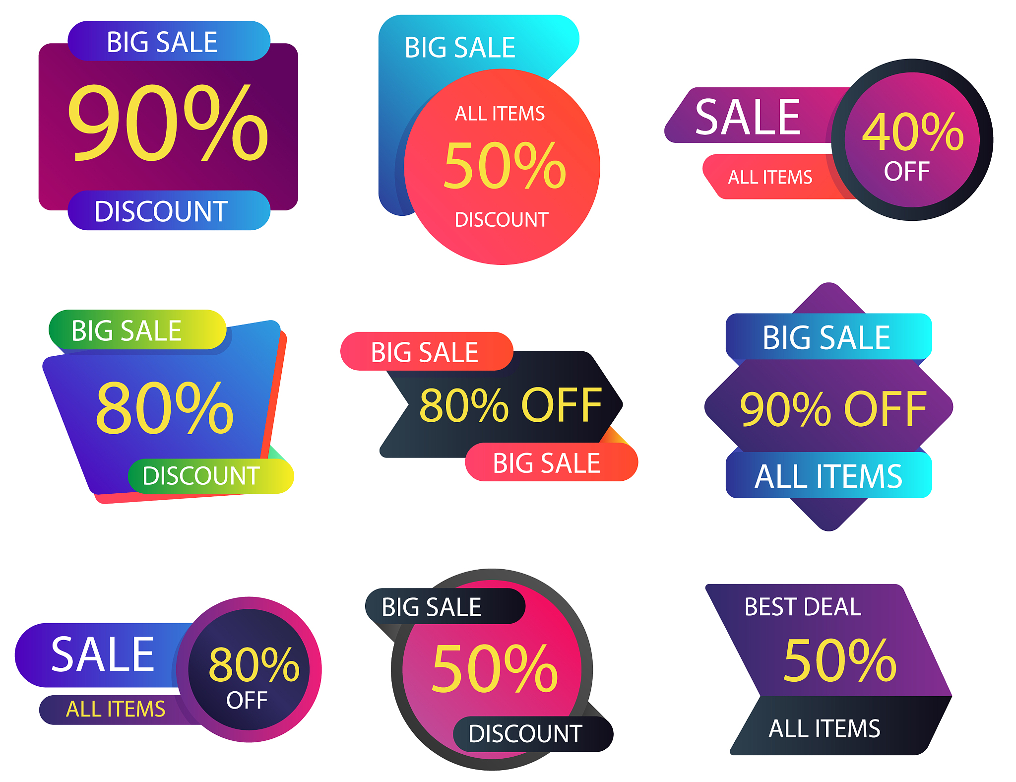 sale banner template design