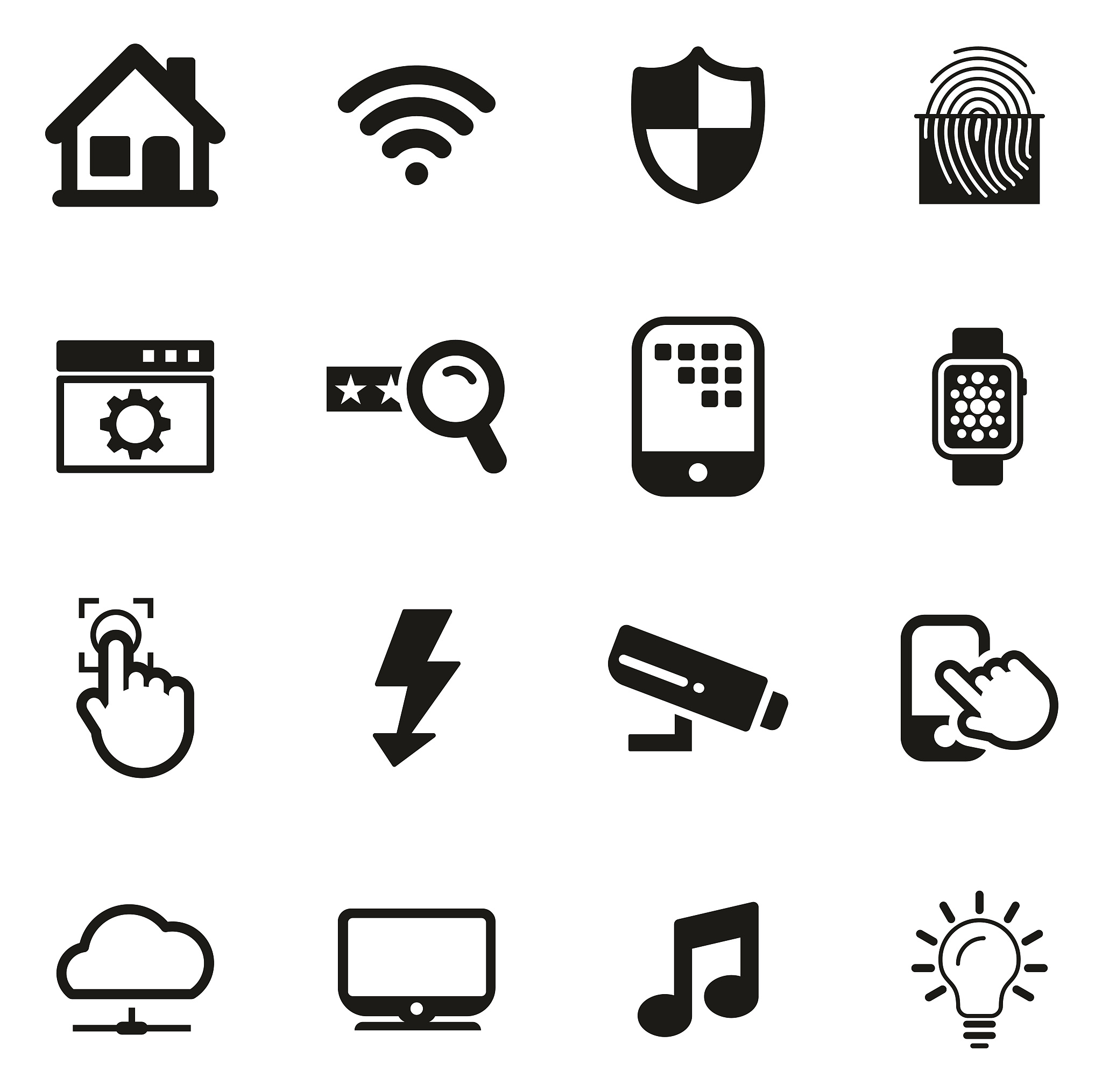 smart home icons