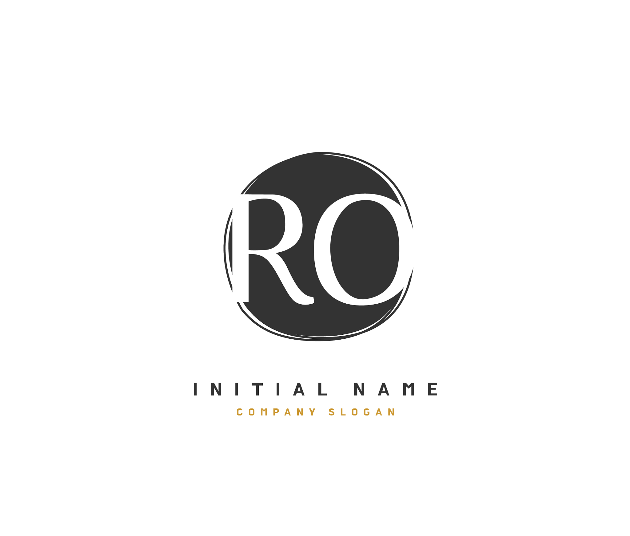 r o ro beauty initial logo handwriting logo of
