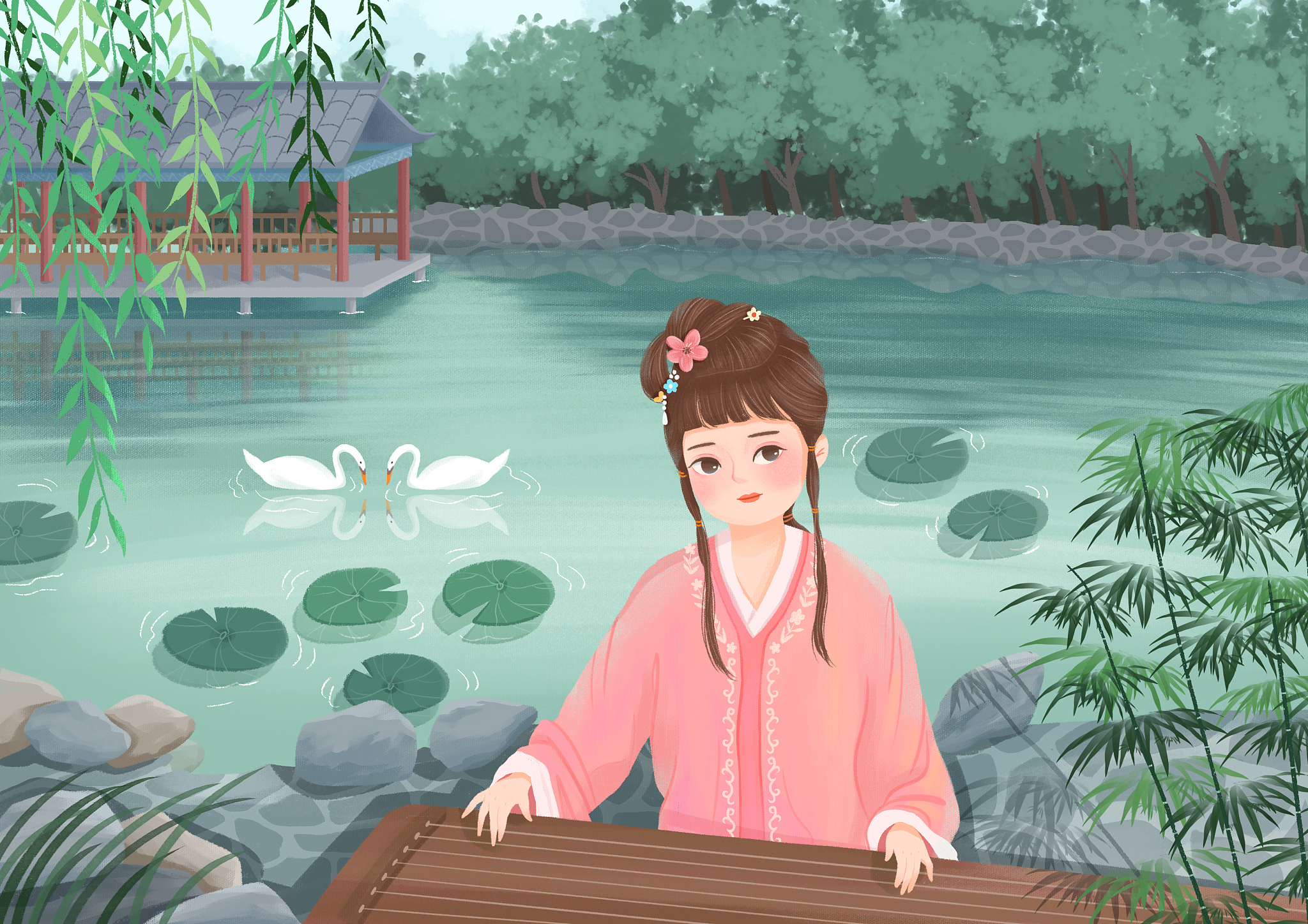 林黛玉倒拔垂杨柳的过程