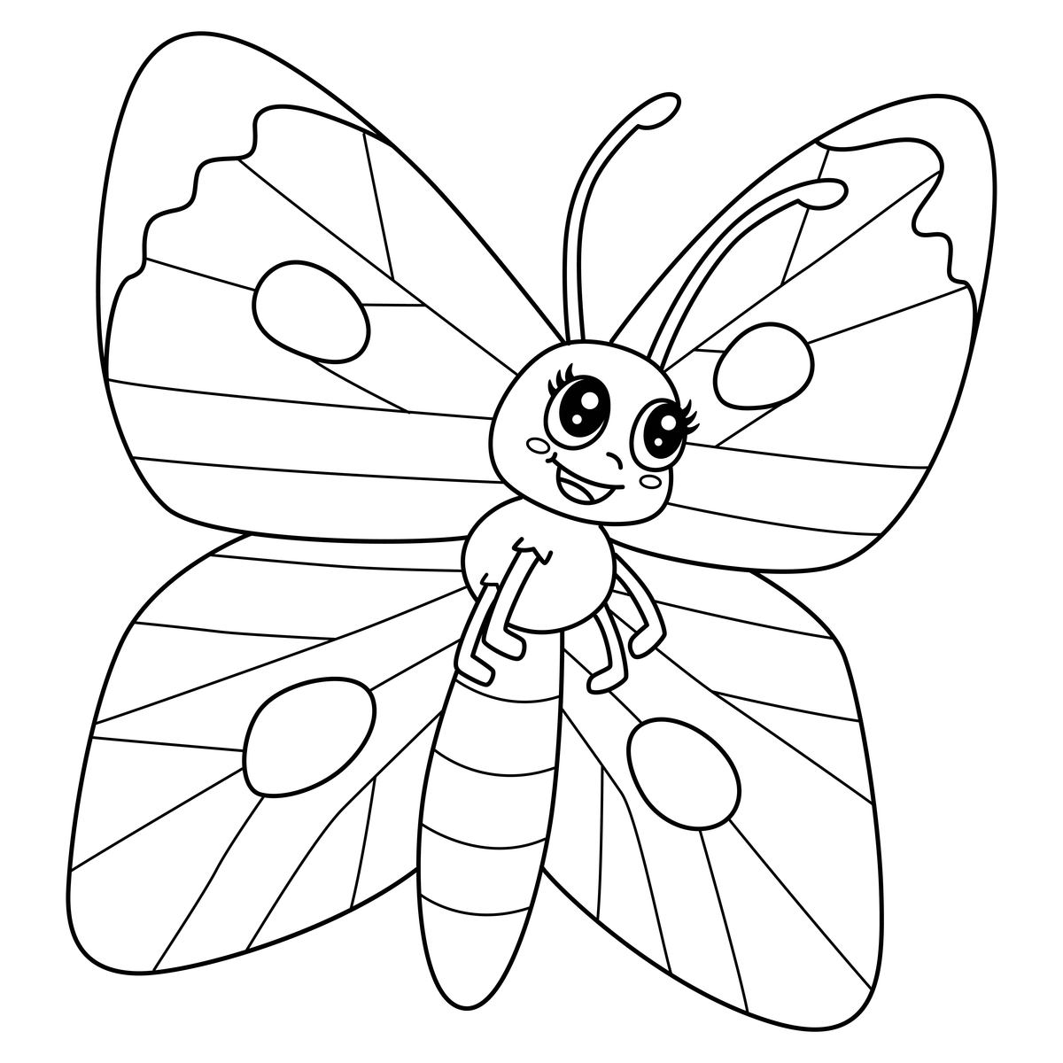 画蝴蝶又简单又漂亮