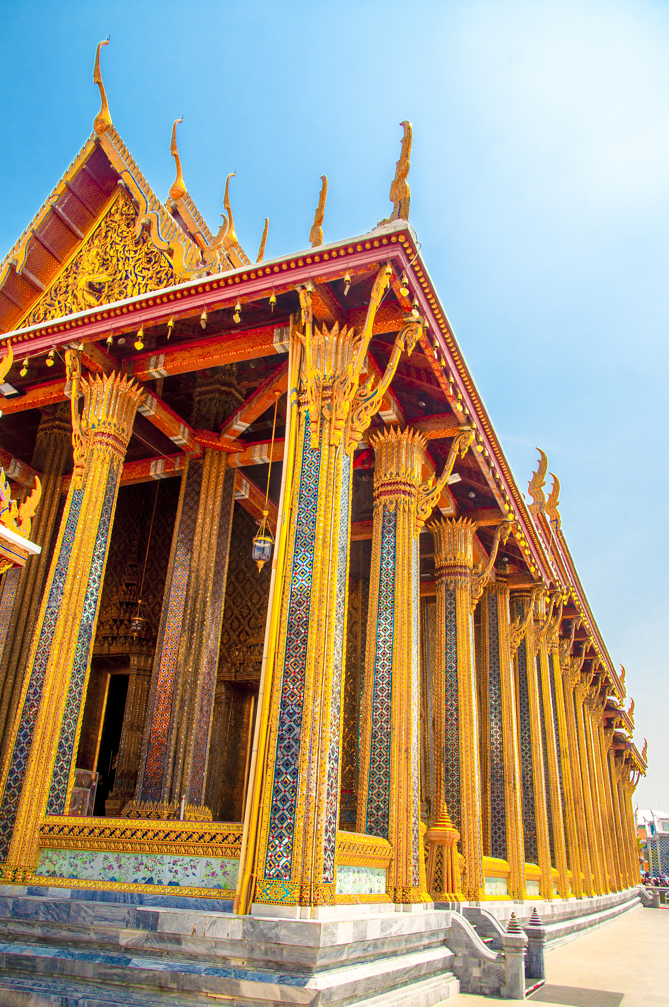wat phra kaew, temple of the emerald buddha at royal grand palac