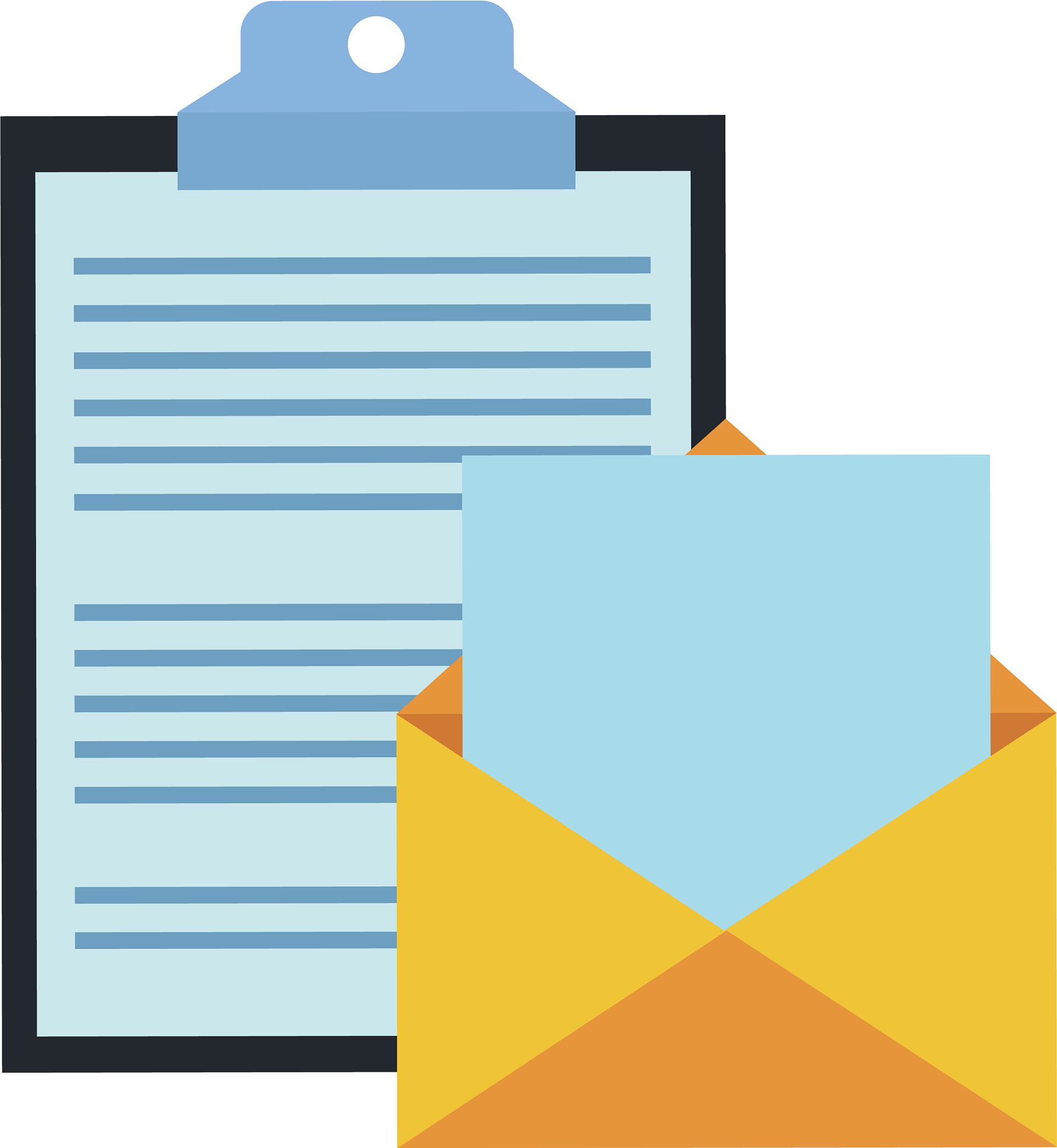 clipboard and email