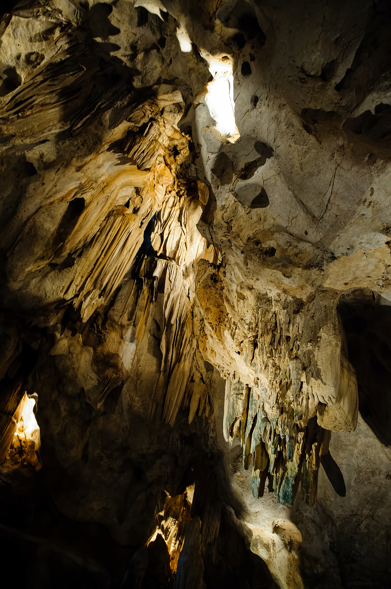 inside a cave somewhere in thailand