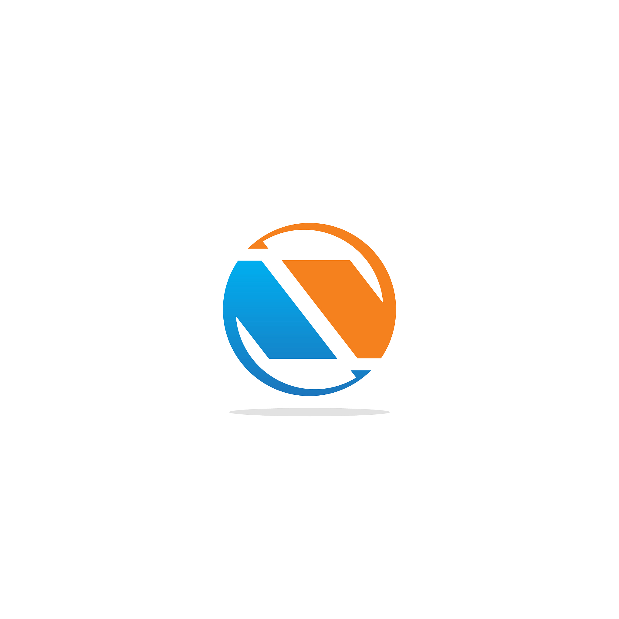 round shape circle colorful logo
