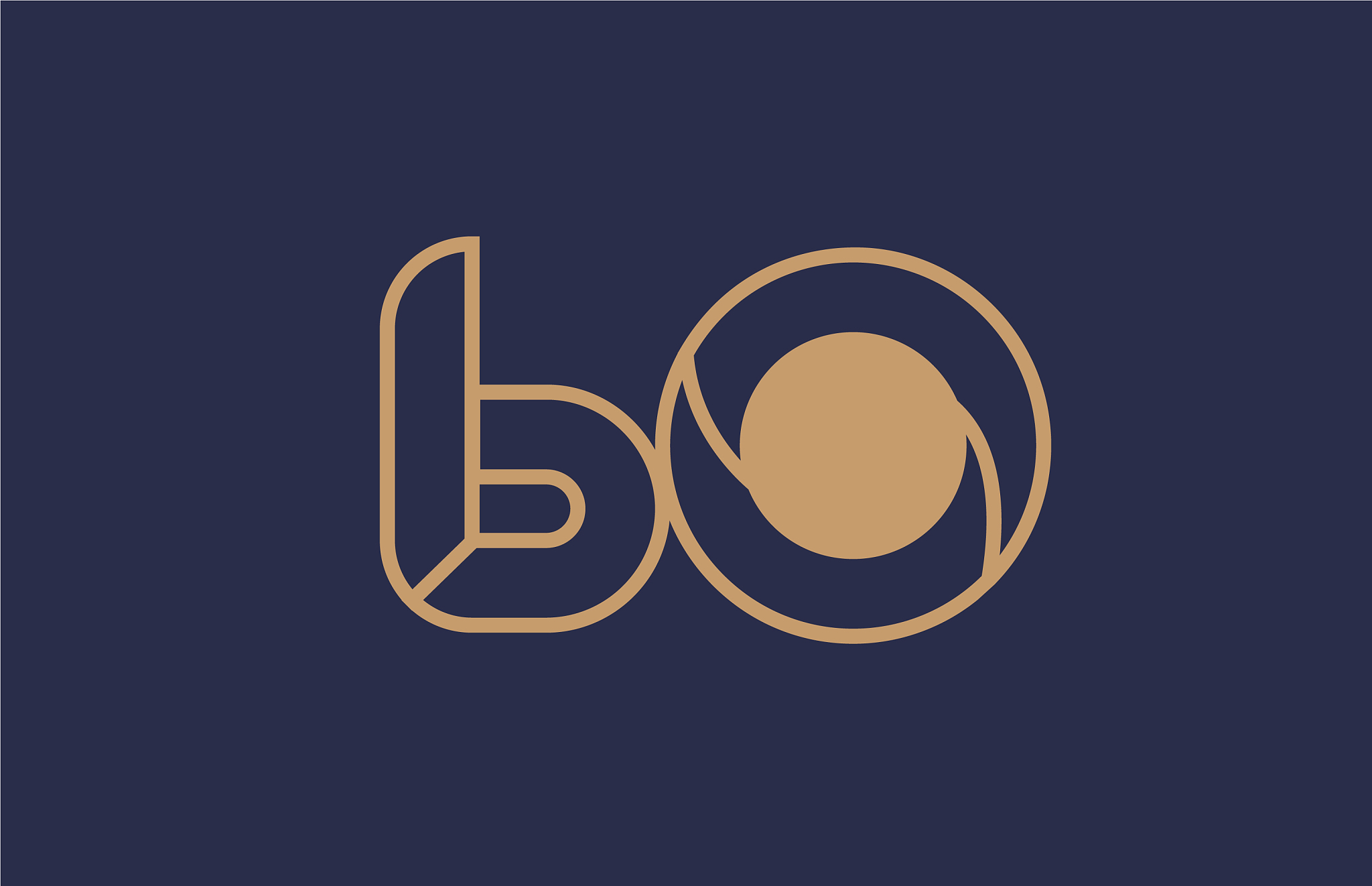 brown blue line number 60 logo company icon design