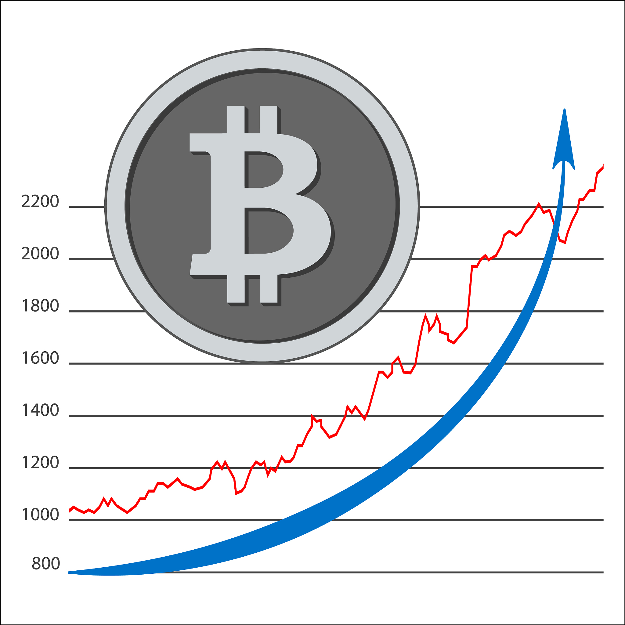 isolated crypto coin bitcoin - digital currency
