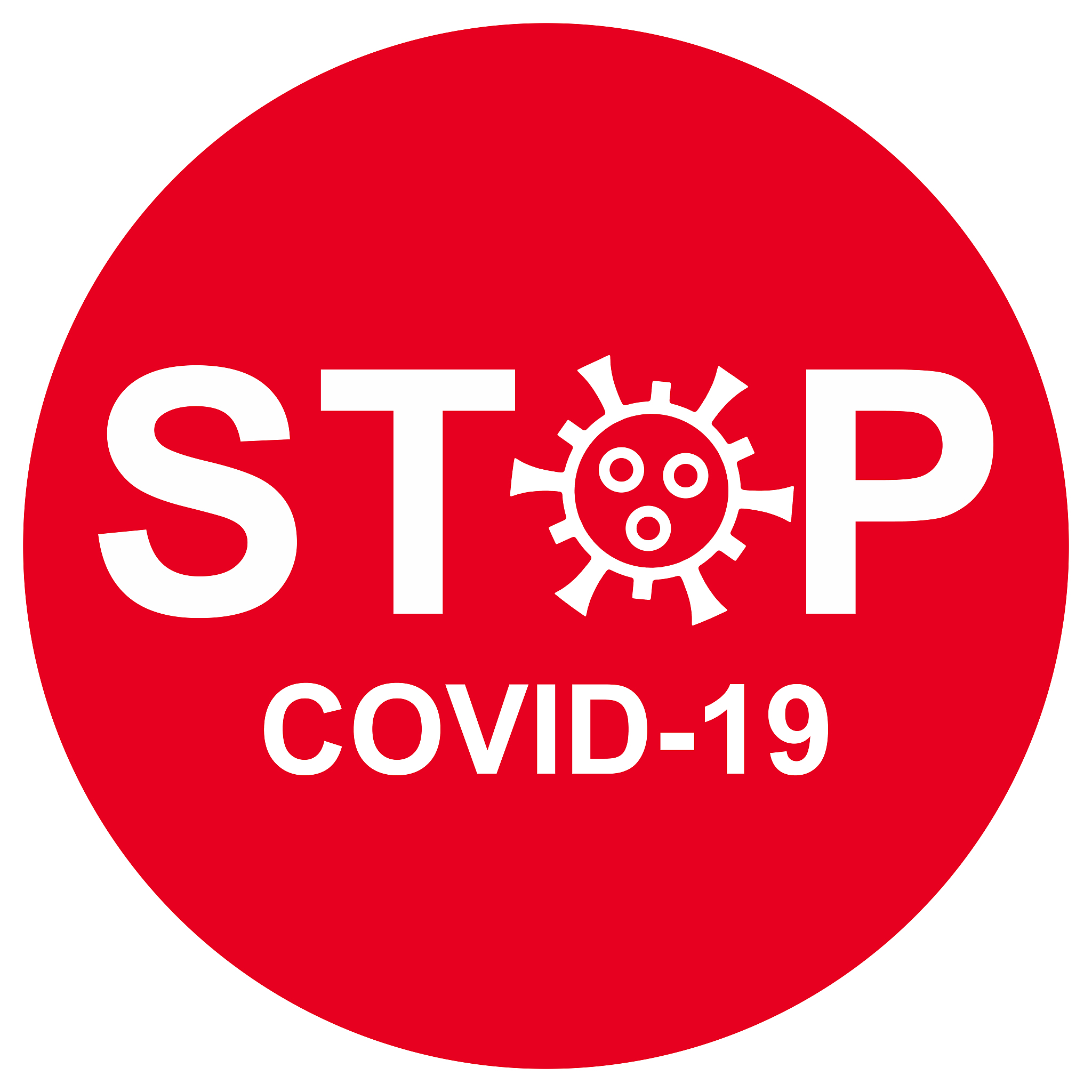 sign stop covid-19, concept of coronavirus disease prevention an