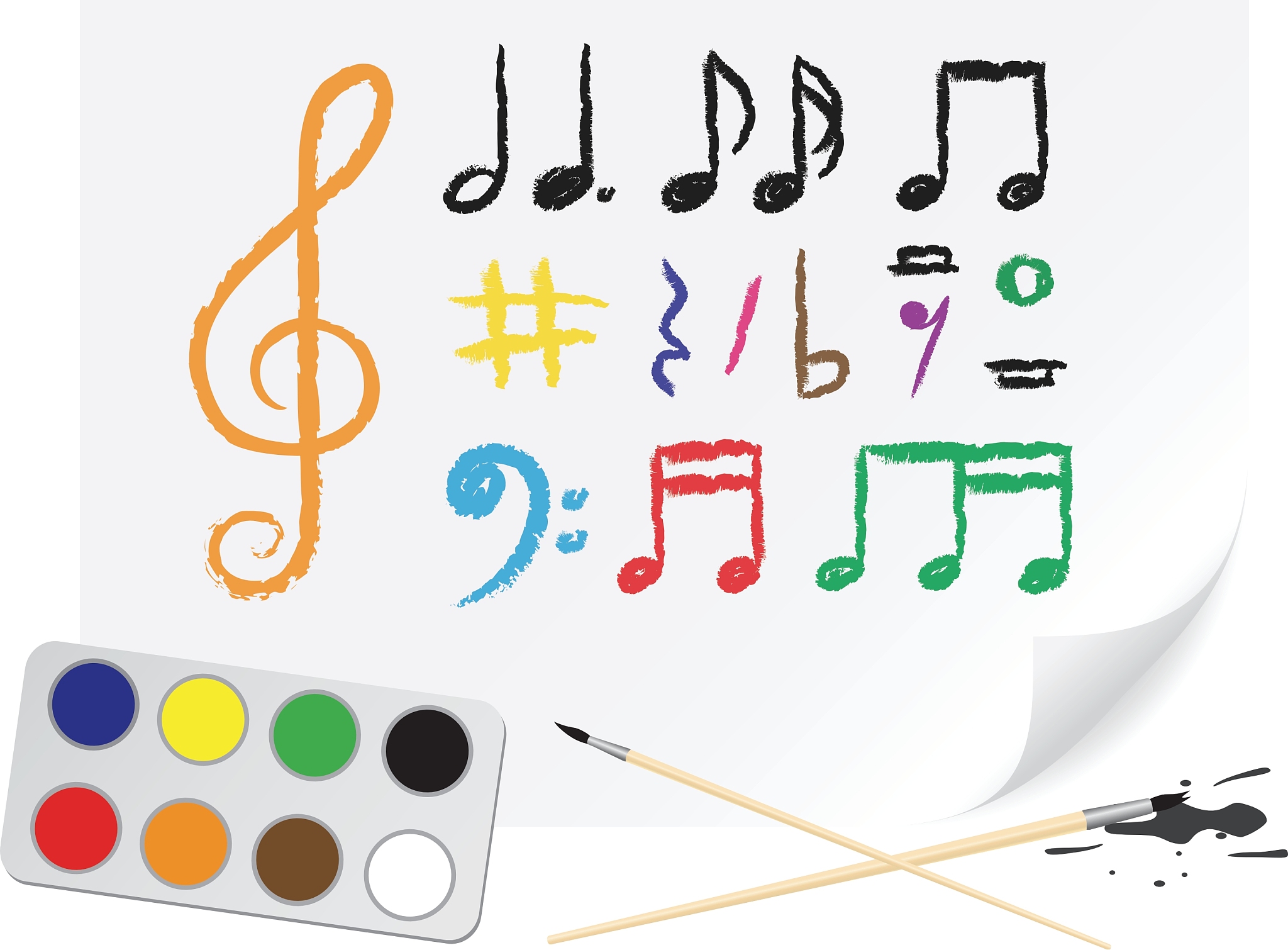 music notes