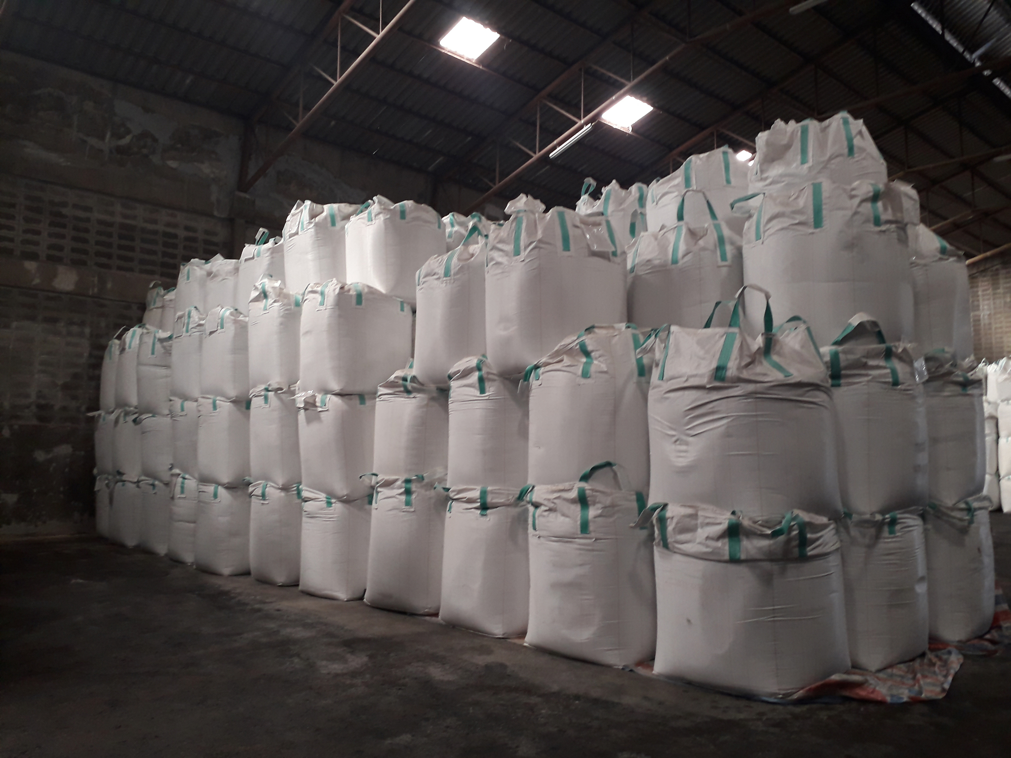 stock pile jumbo-bag.
