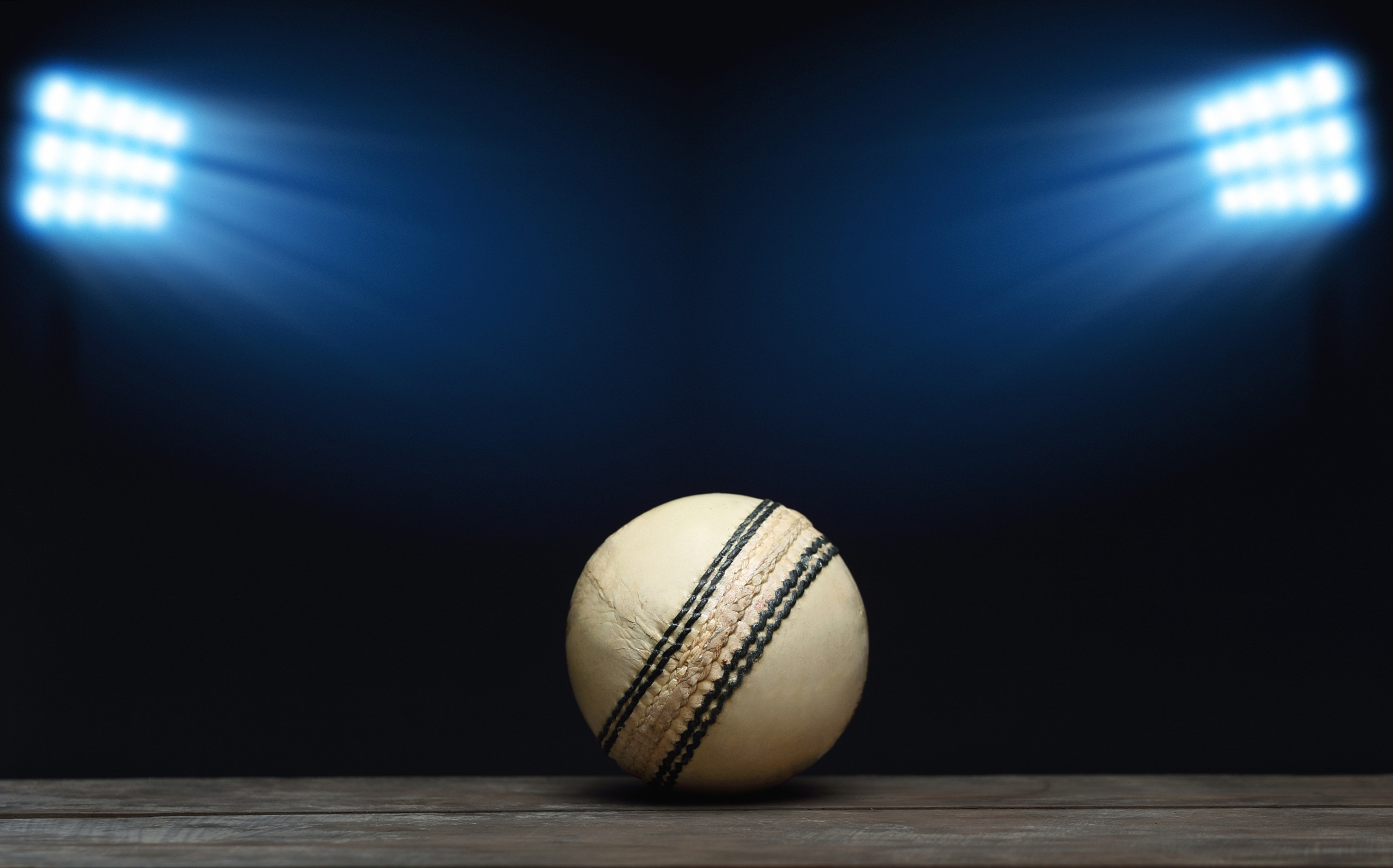 white cricket ball