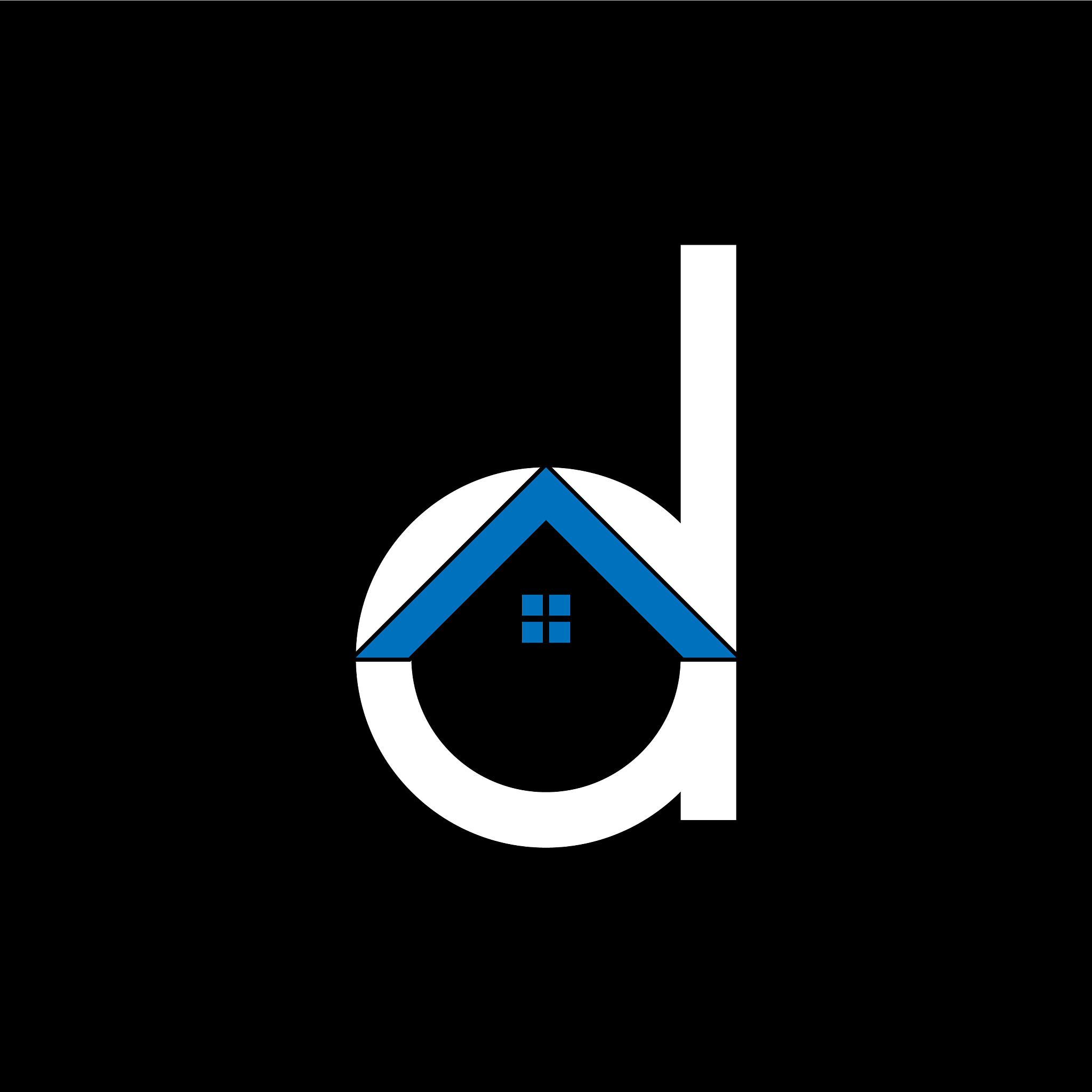 logo design d in for construction home real