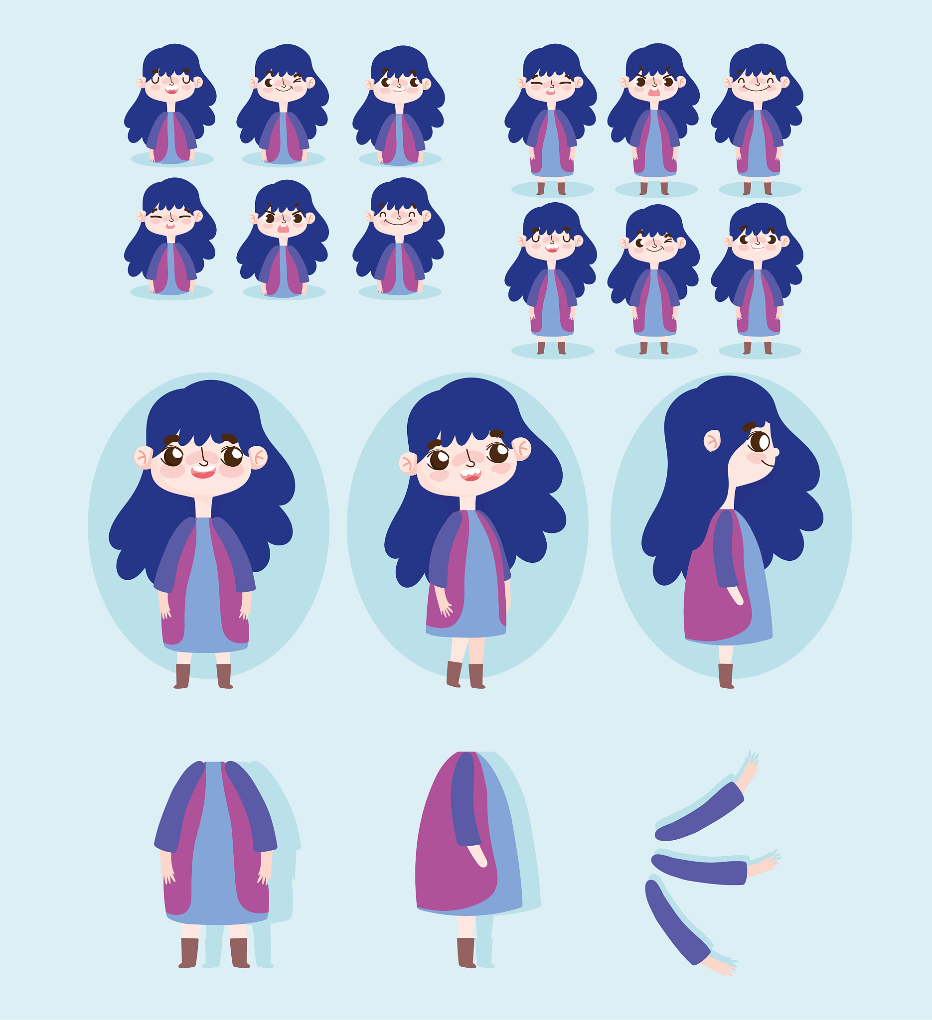 请你以专业动画学者的视角针对日本与美国角色动画中性格塑造与情感表达的异同这一问题具体举例分析