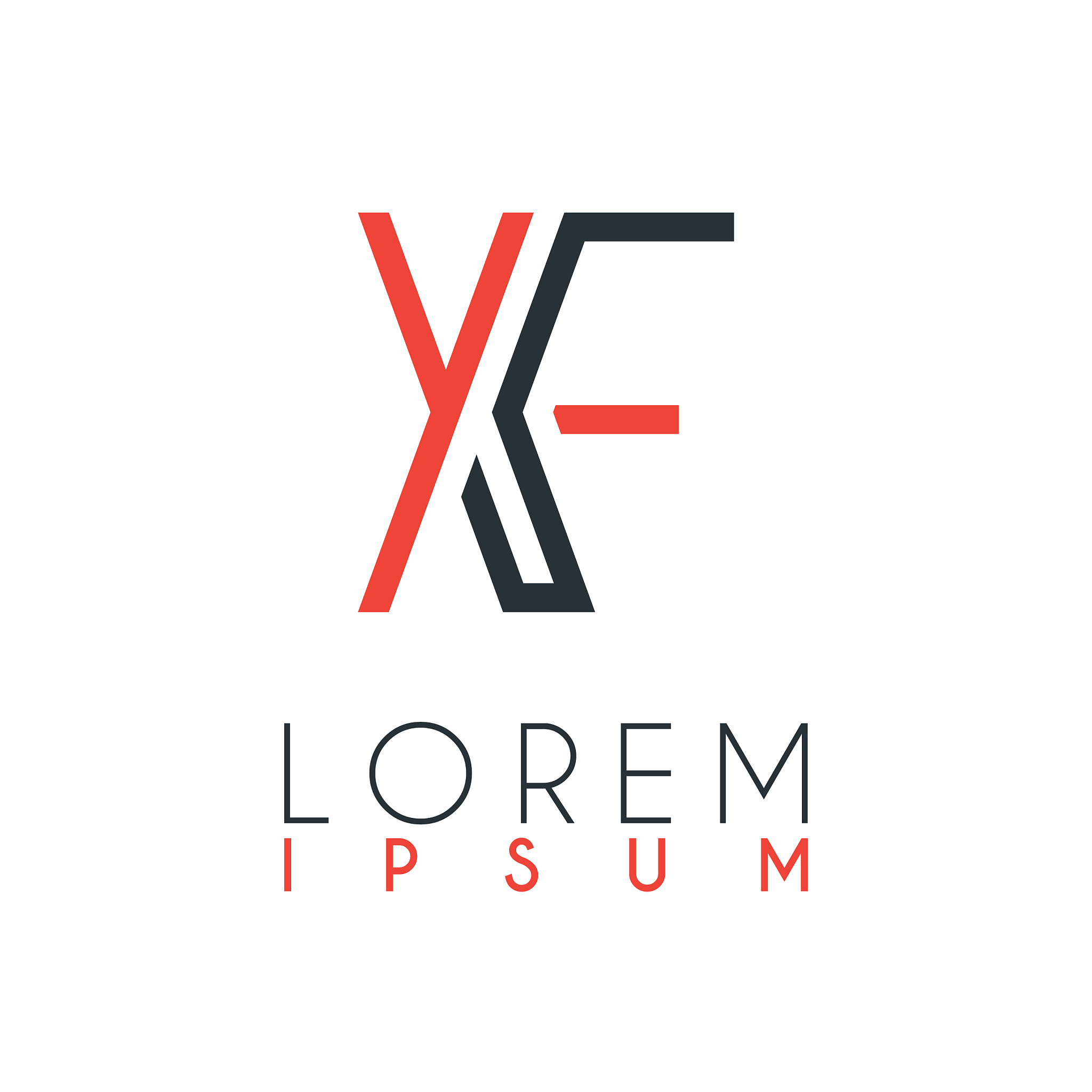 the logo between letter x and letter f or xf