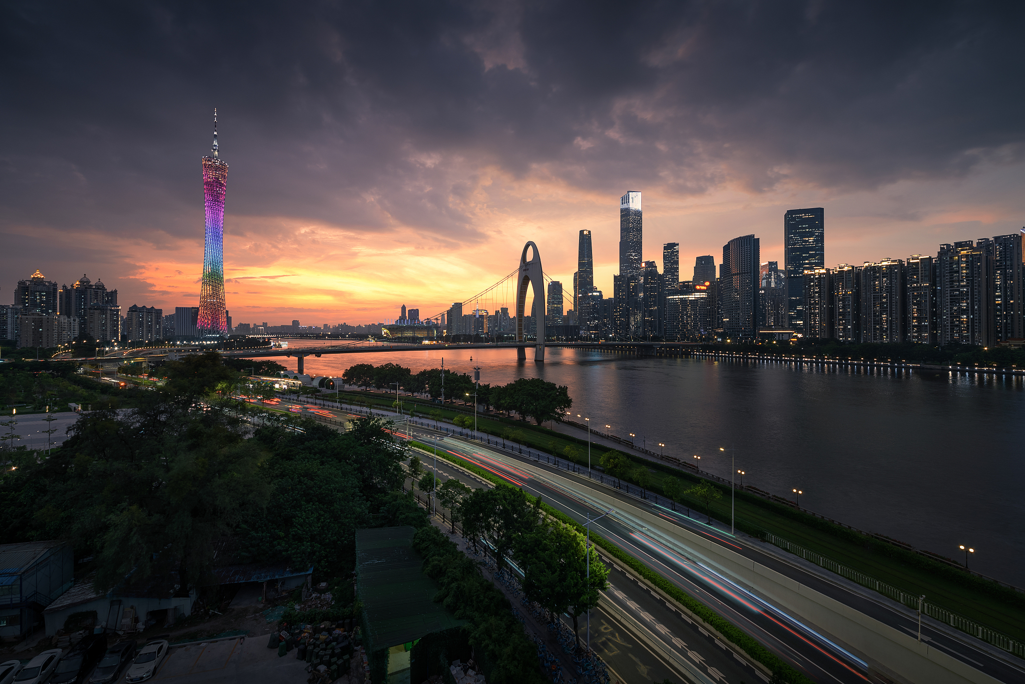 广州城市风光.