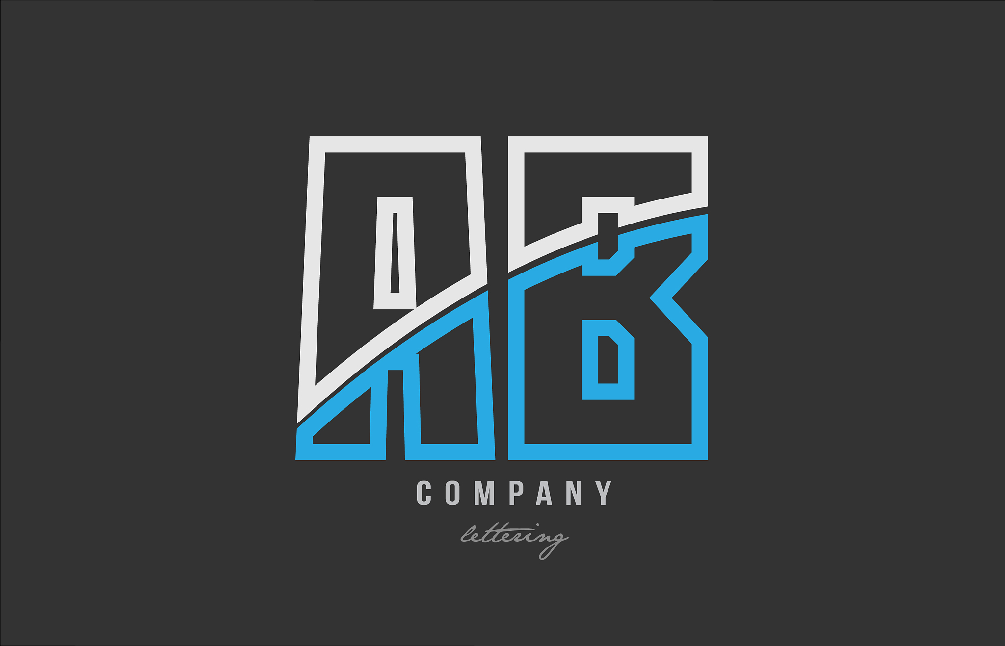 white blue alphabet letter xxxx logo icon design