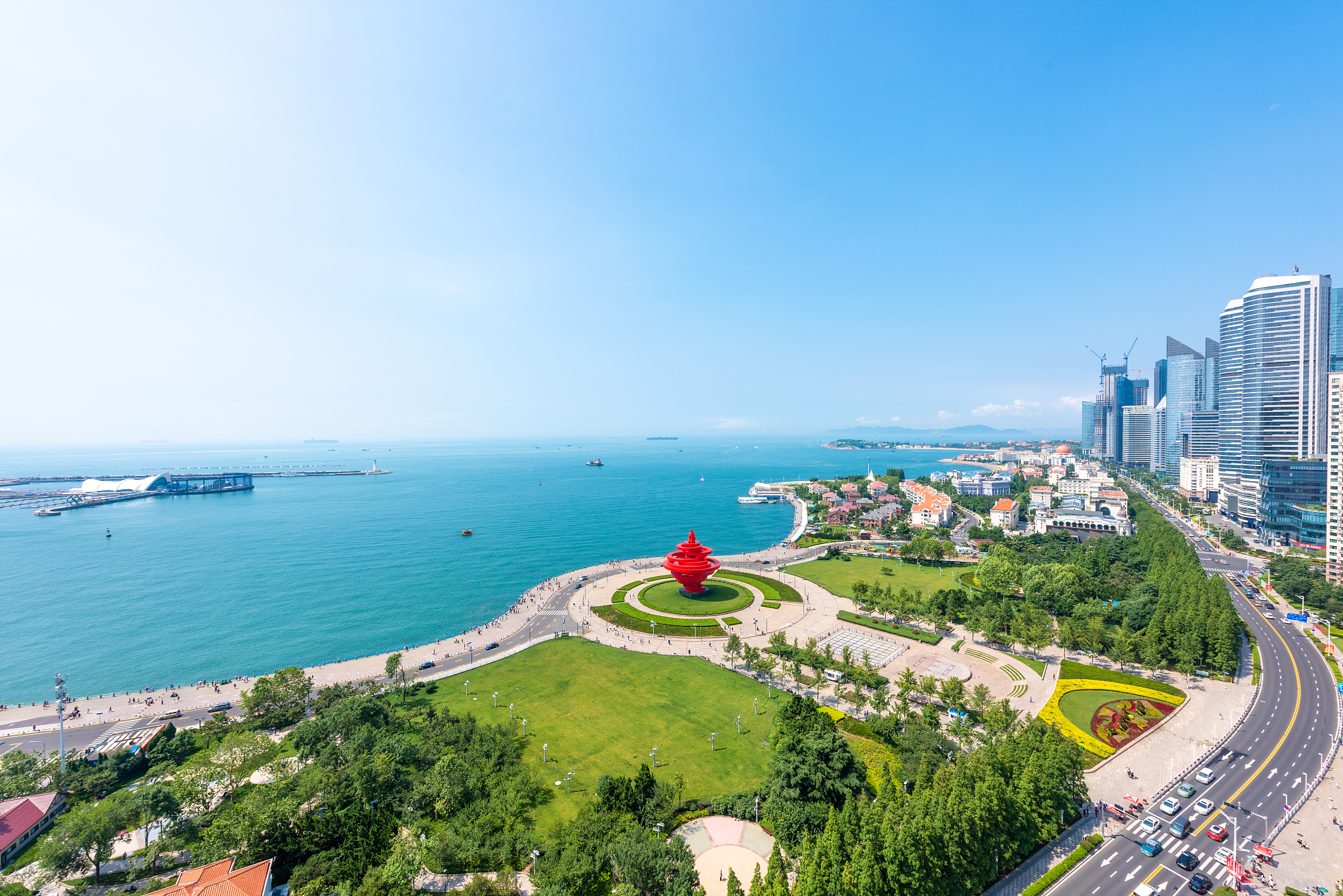 青岛五月风，轻柔拂面，醉美画卷