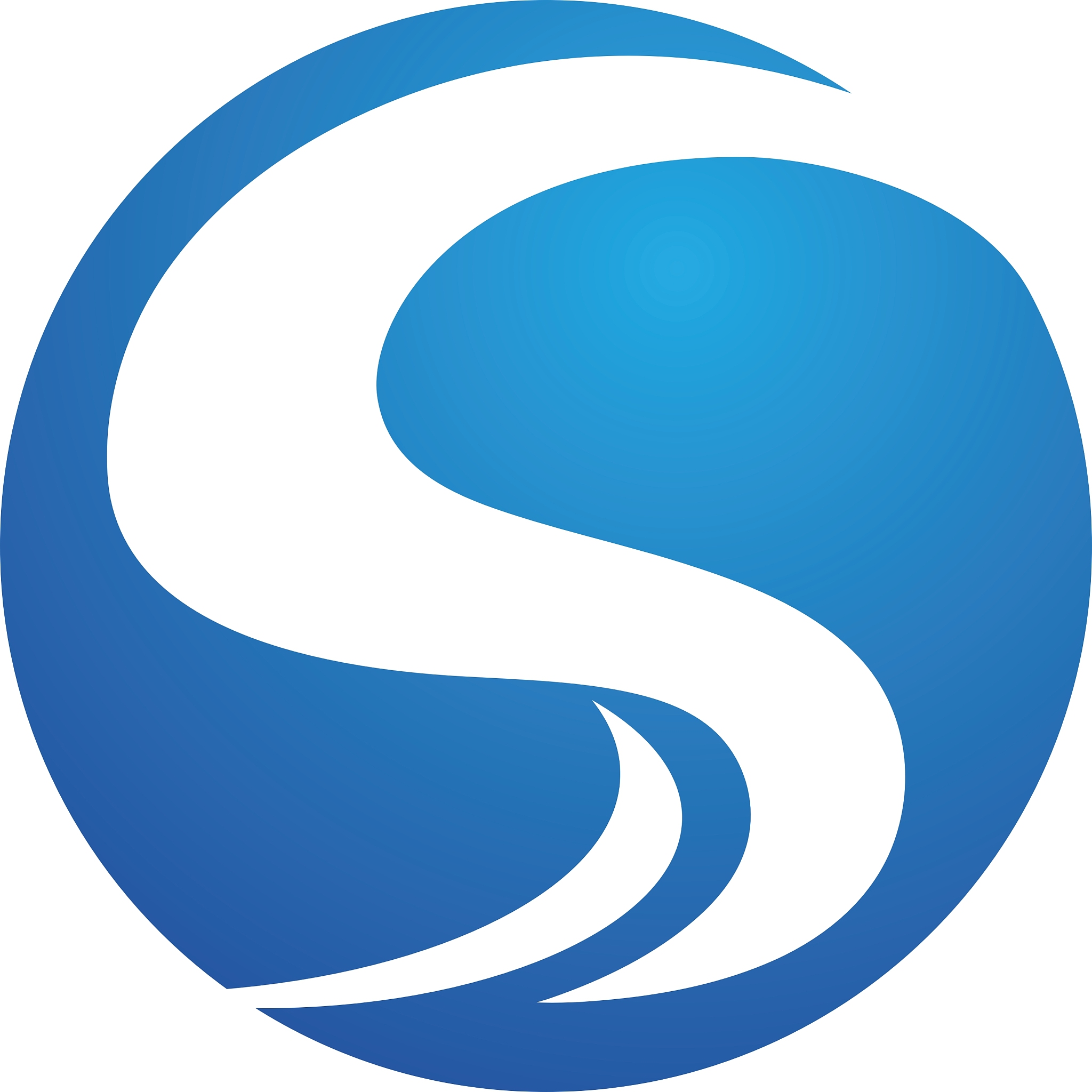 s letter logo template