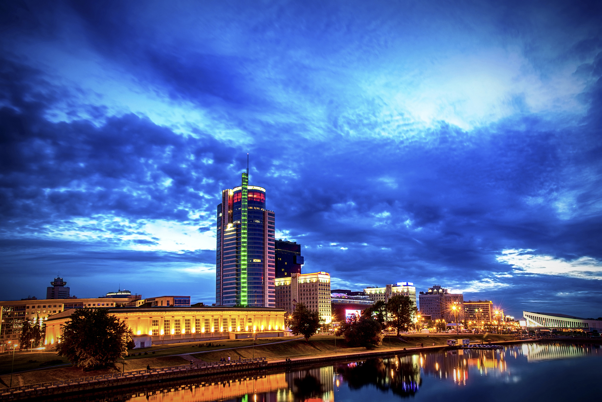 night city. long exposure