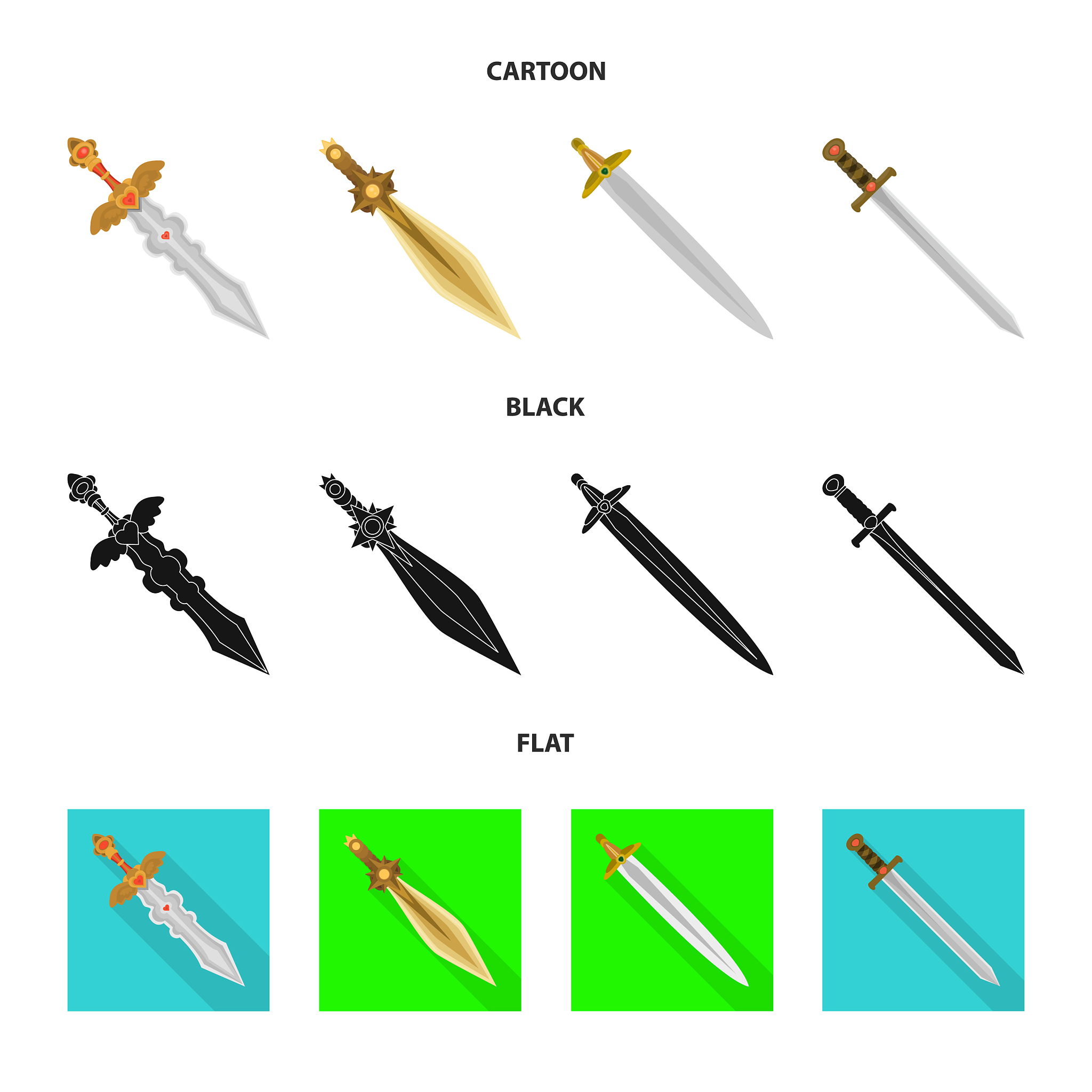 design game and armor icon set game