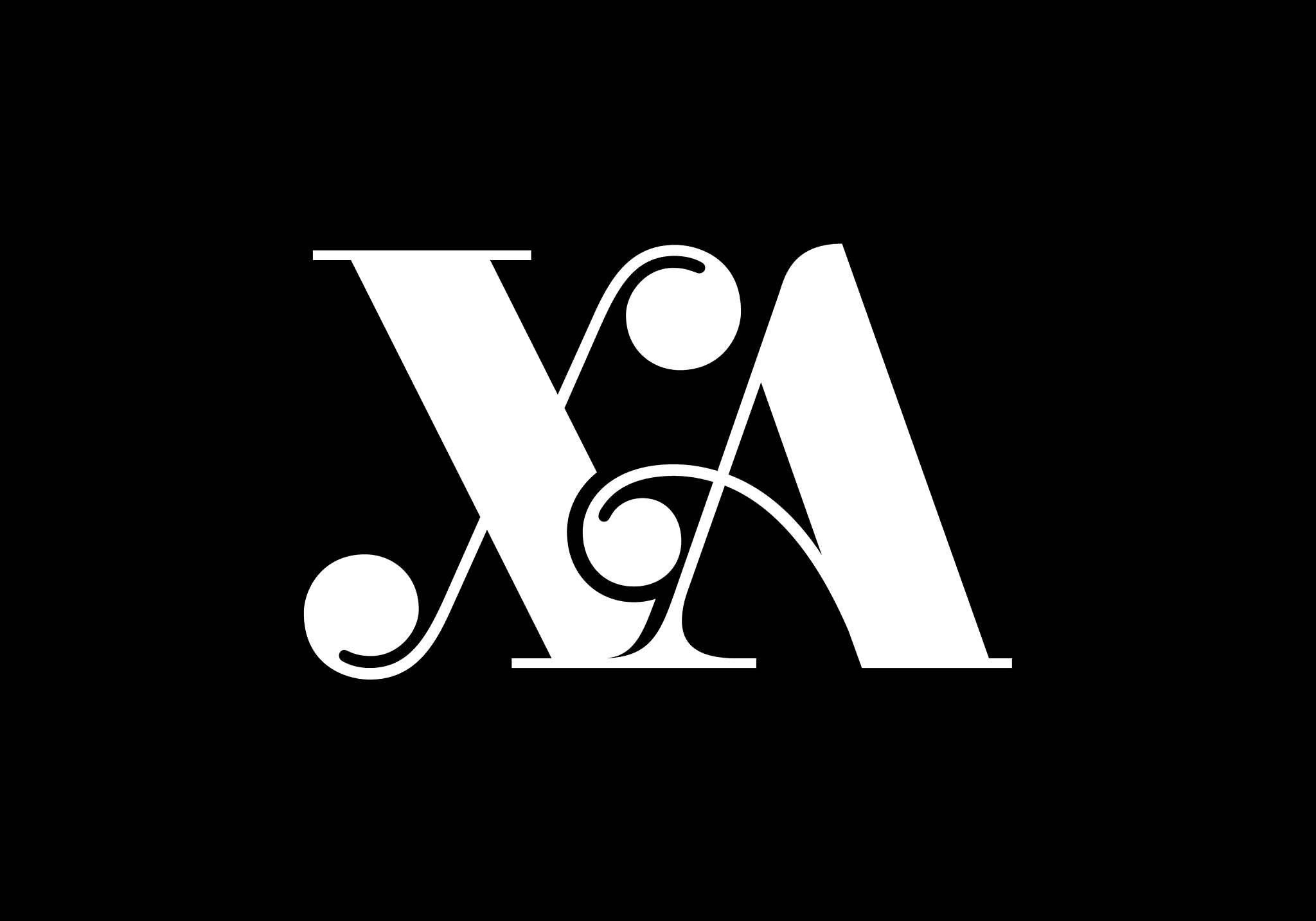 initial monogram letter x a logo design template