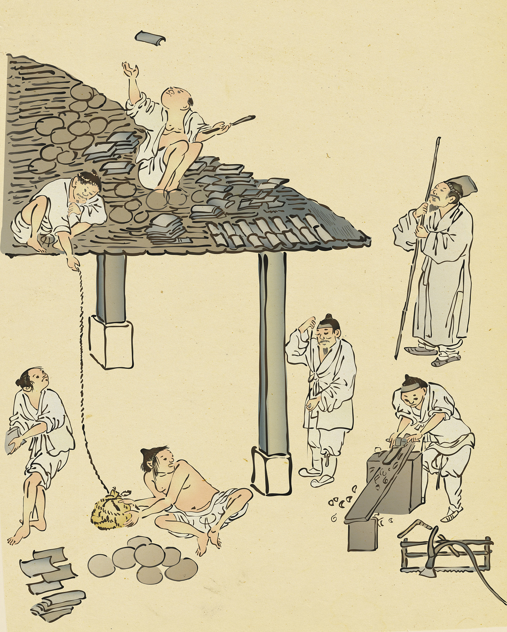 蔡伦如何革新造纸术？