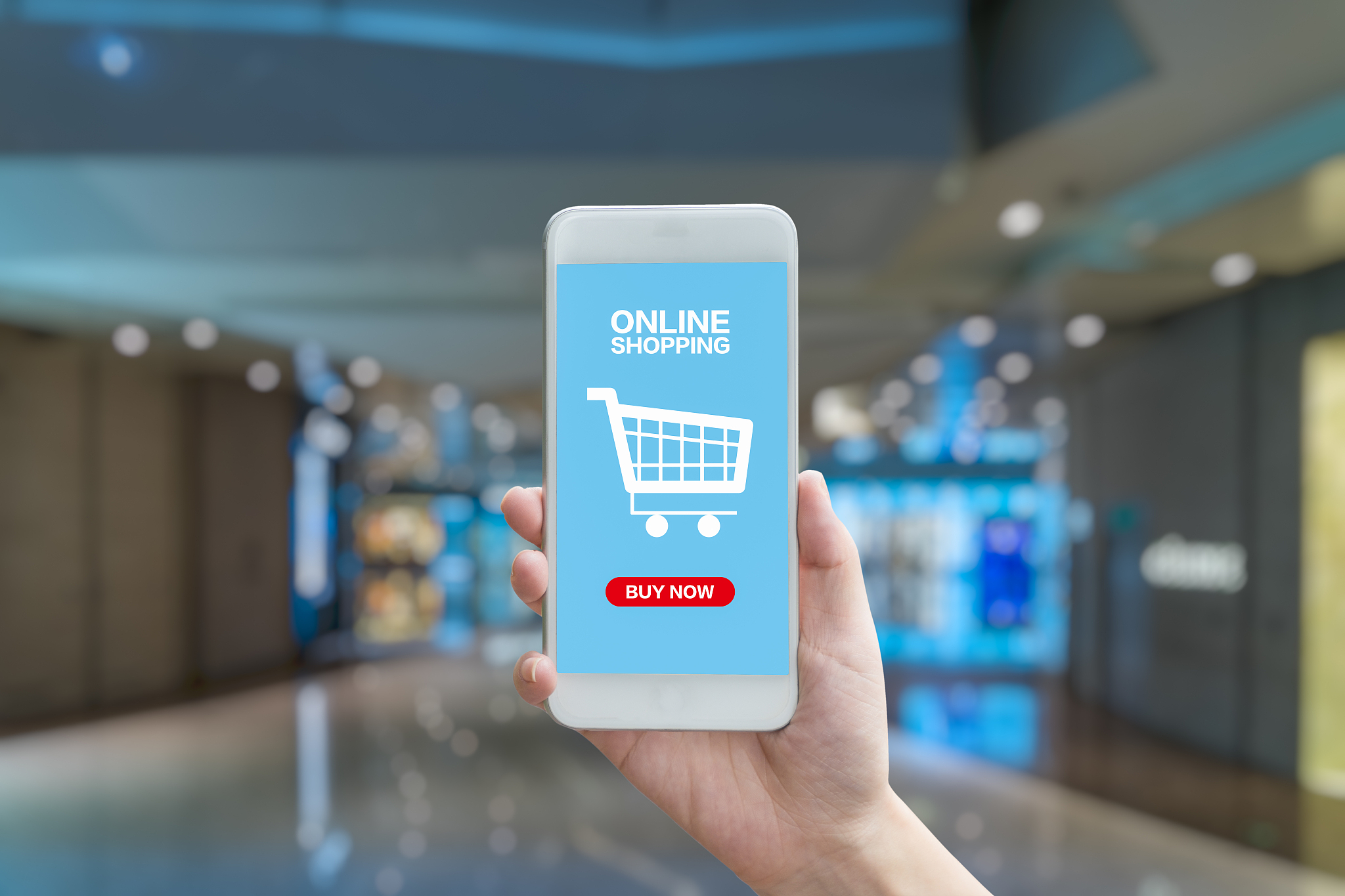 online shopping with modern fashion shop