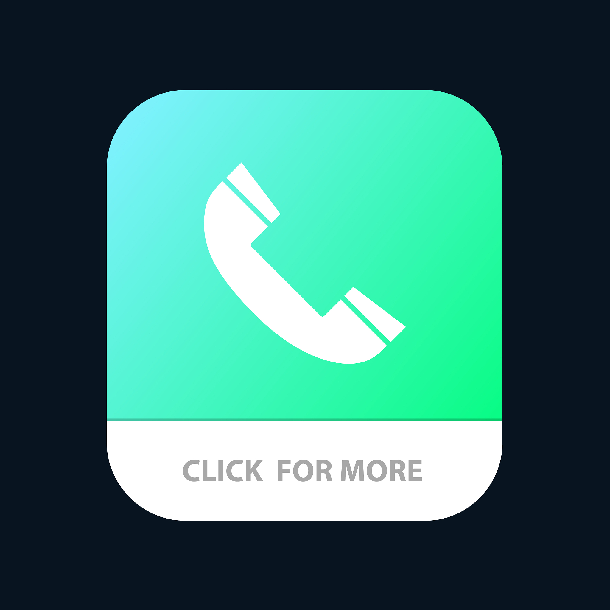 call contact phone telephone mobile app button