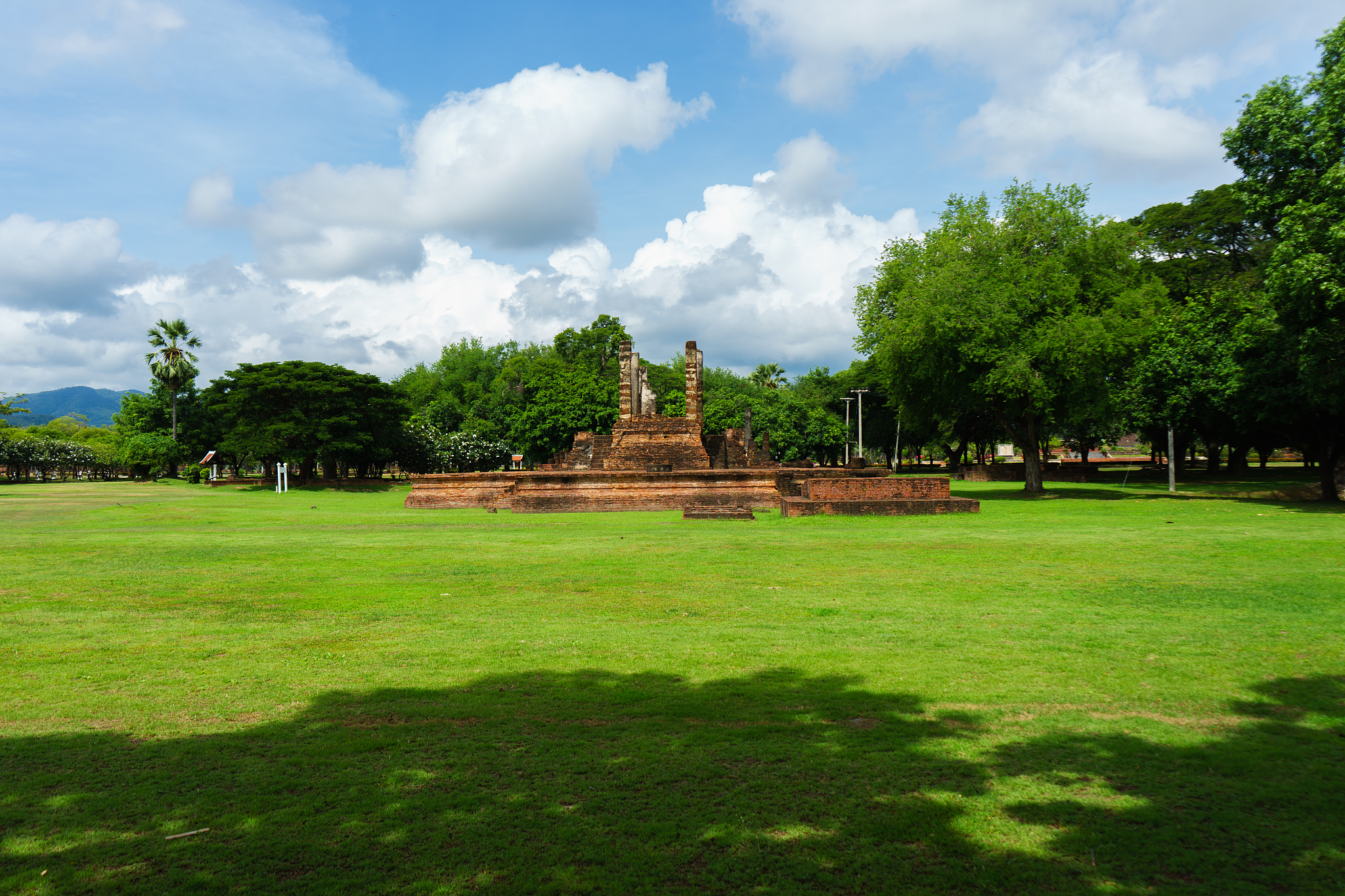 buddha in sukhothai province thailand. wat in sukhothai historic