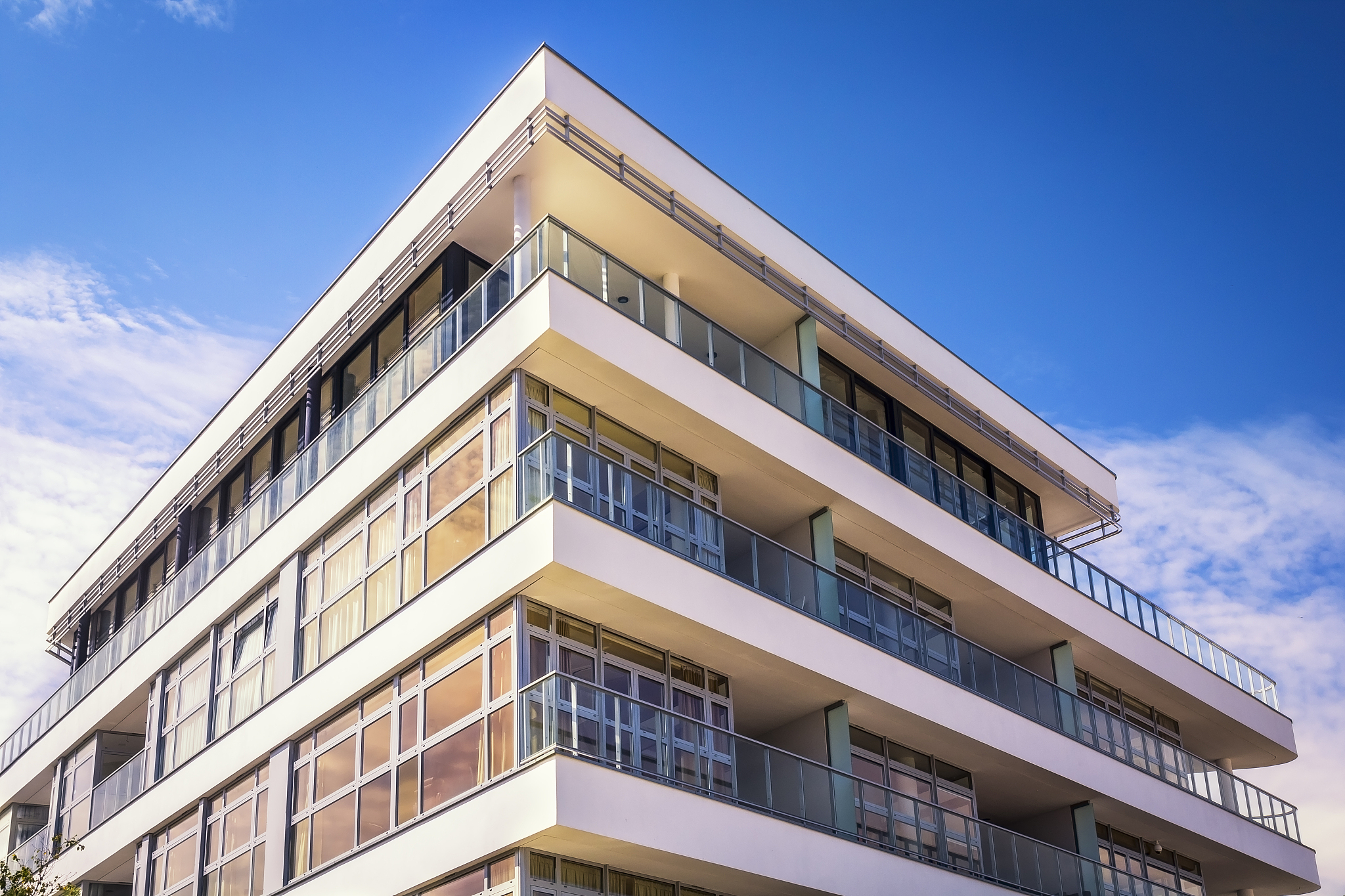 new modern apartment building